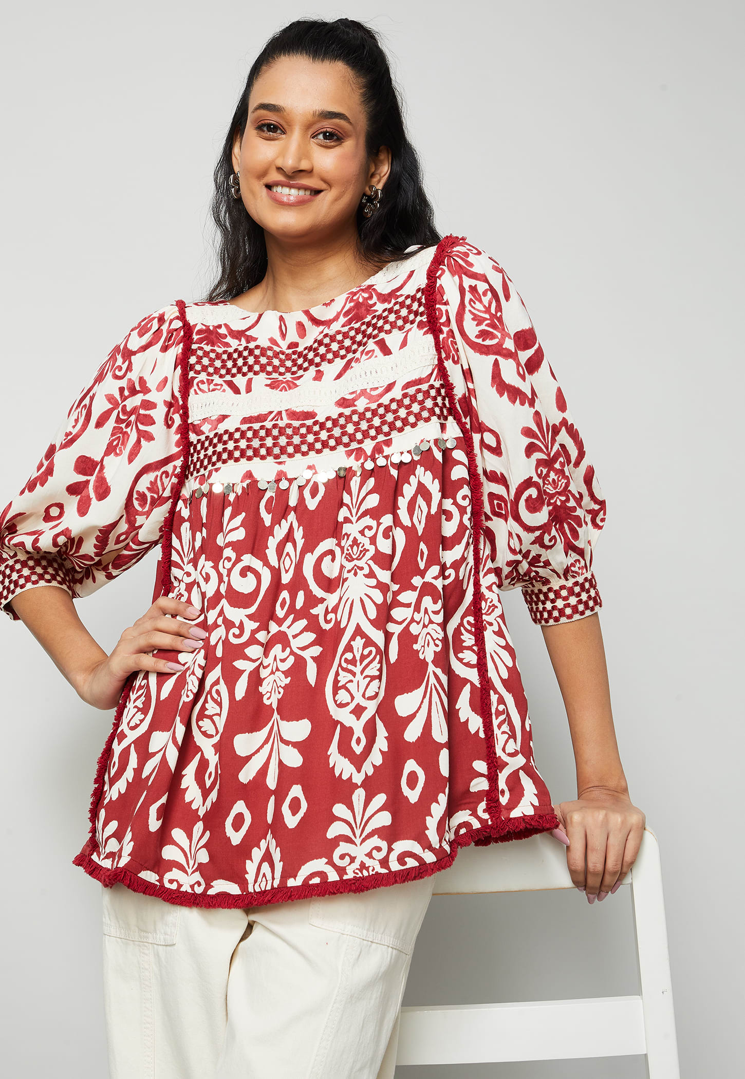 COLOUR ME Printed Tunic