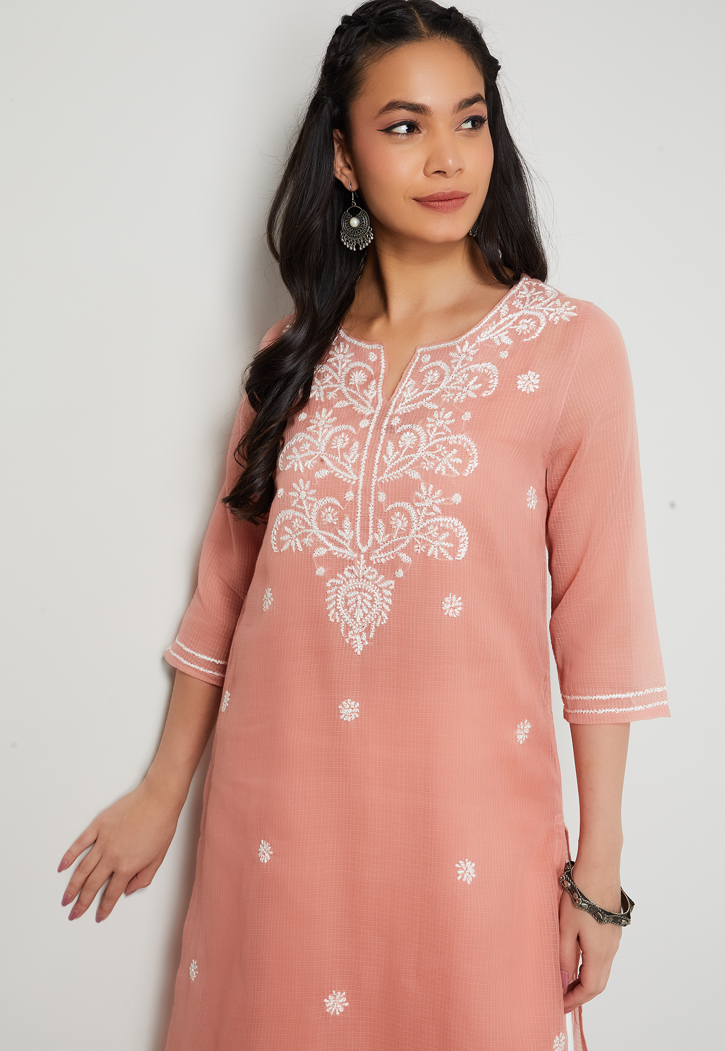 MELANGE Embroidered Straight Kurta-picture-42