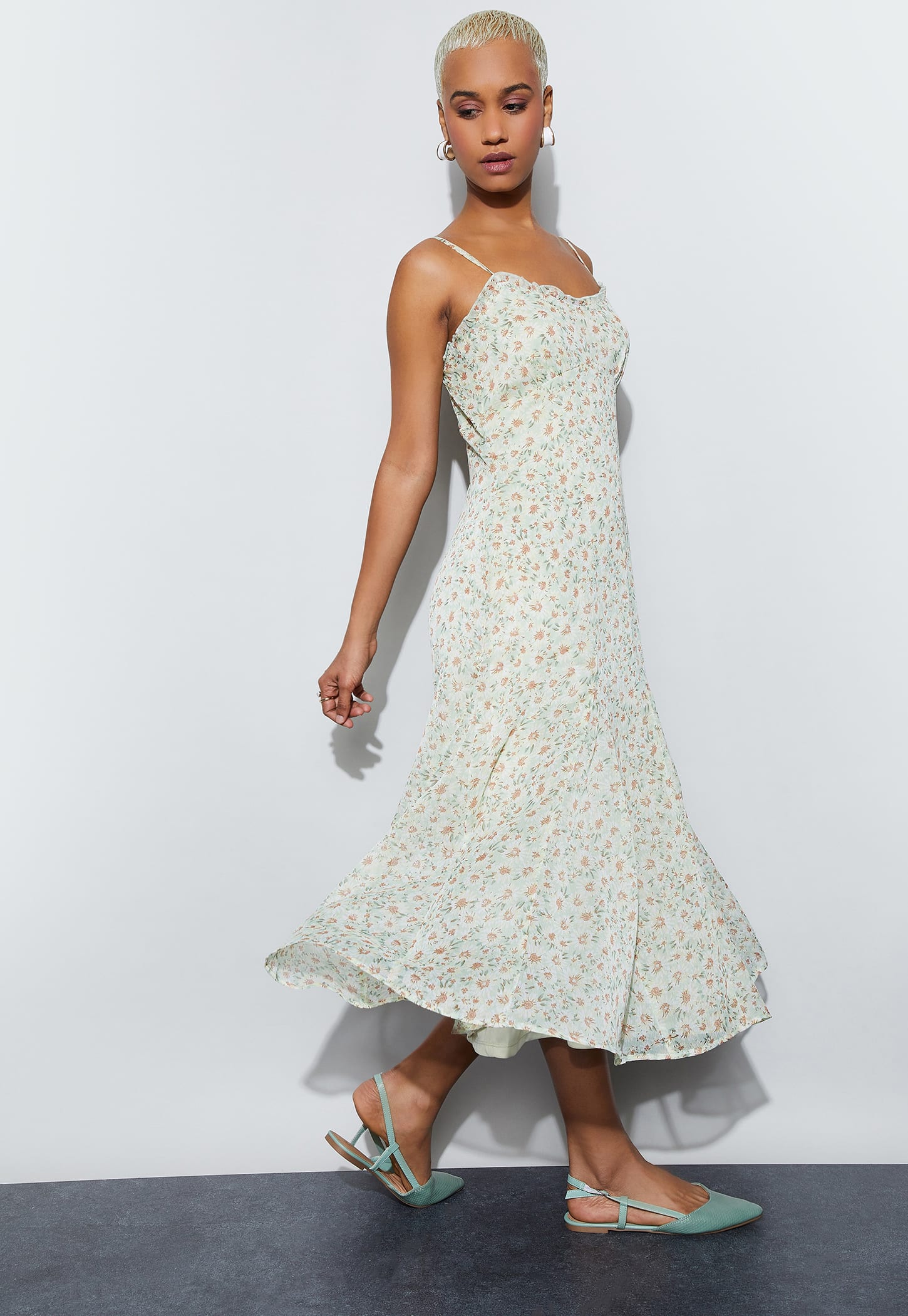 GINGER Floral Print Midi Dress-picture-23