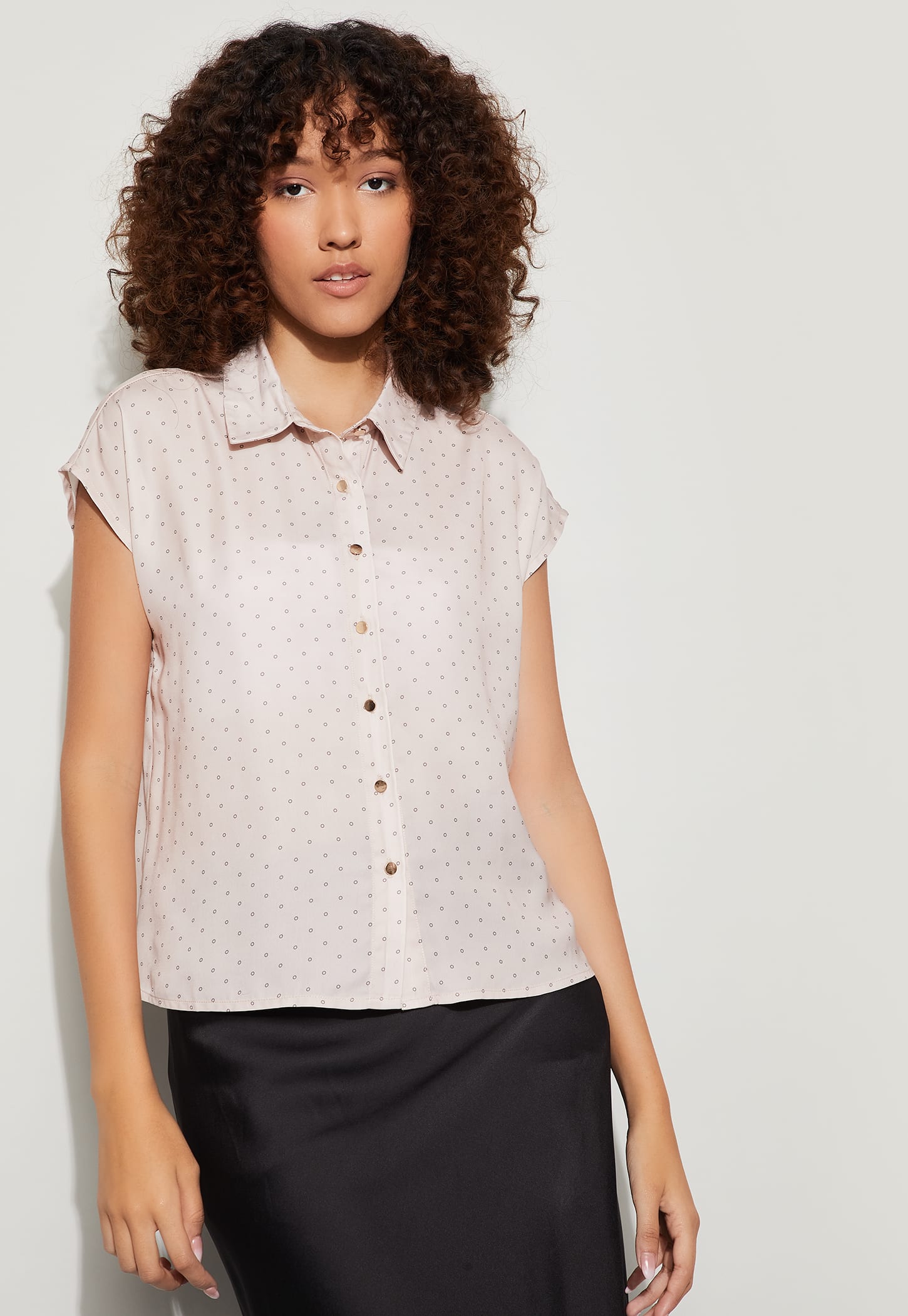 CODE CLASSIC Printed Cap Sleeves Top-picture-19
