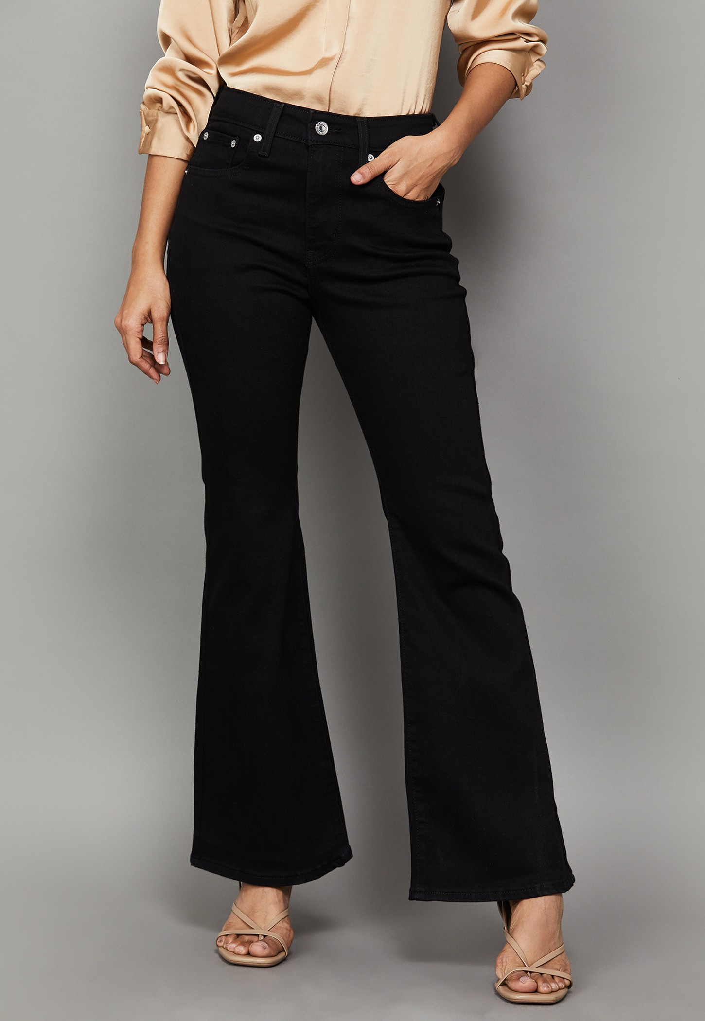 LEVI'S Solid Flared Jeans-picture-23