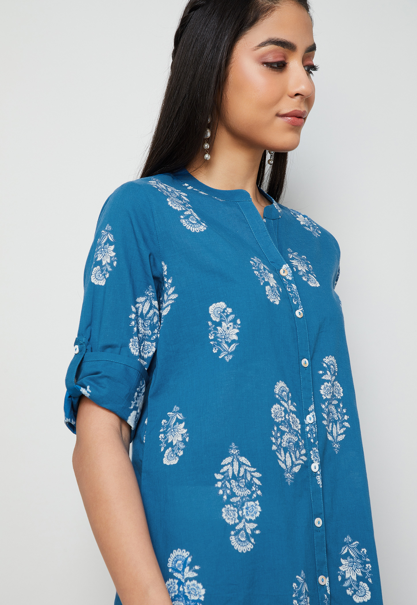 MELANGE Floral Printed Kurti-image-39