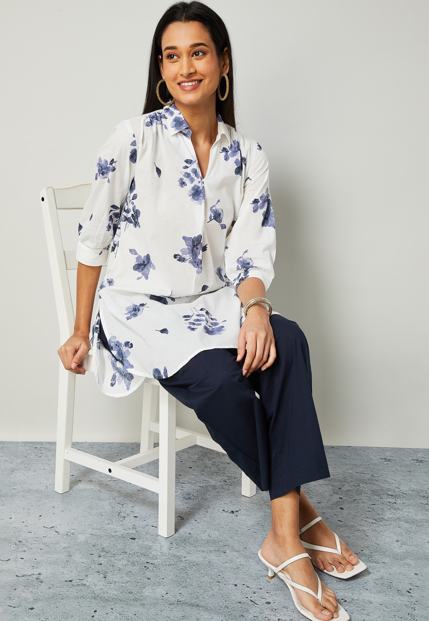 MELANGE Floral Print Kurta Set-picture-13