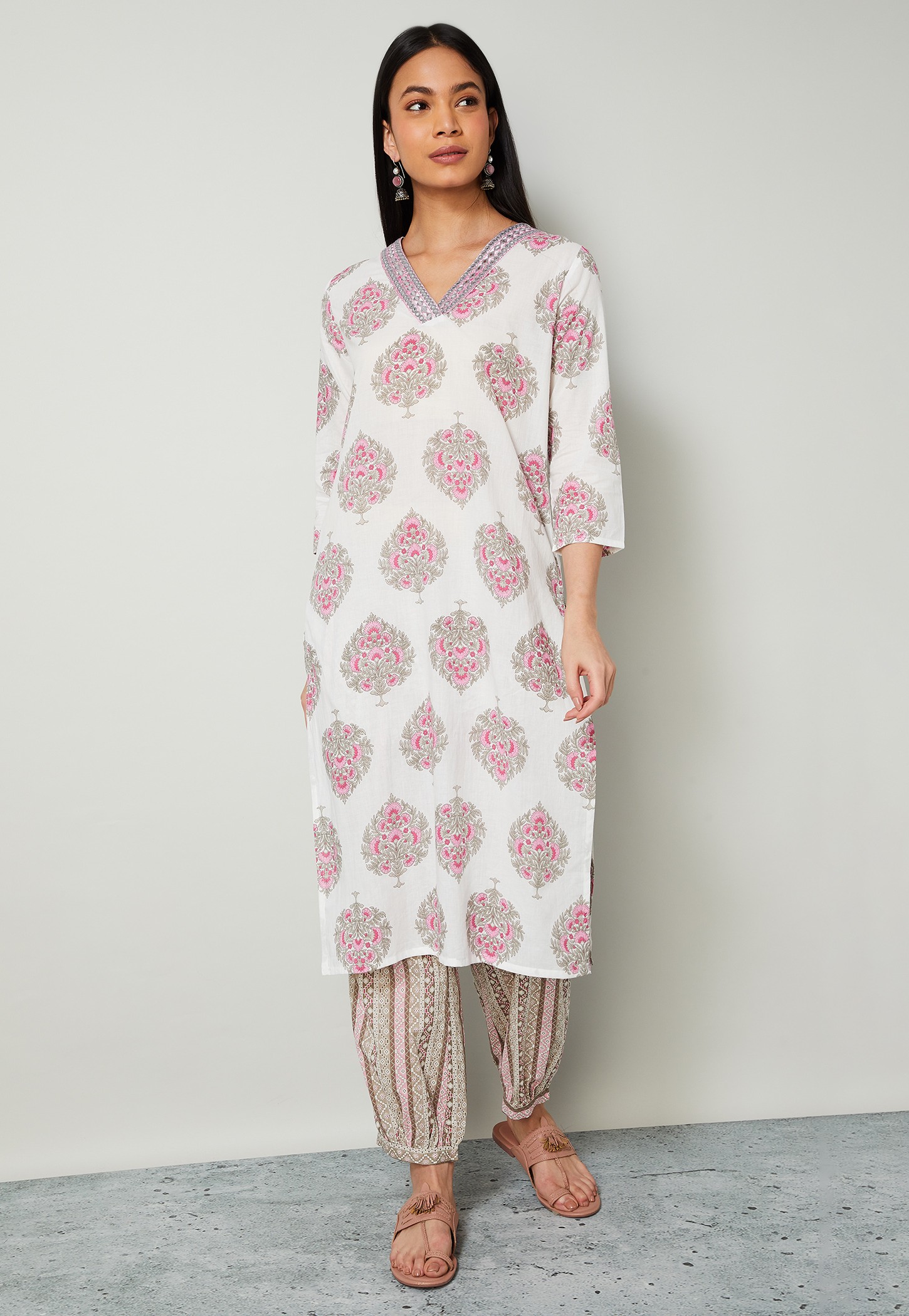 MELANGE Ethnic Motif Kurta Set