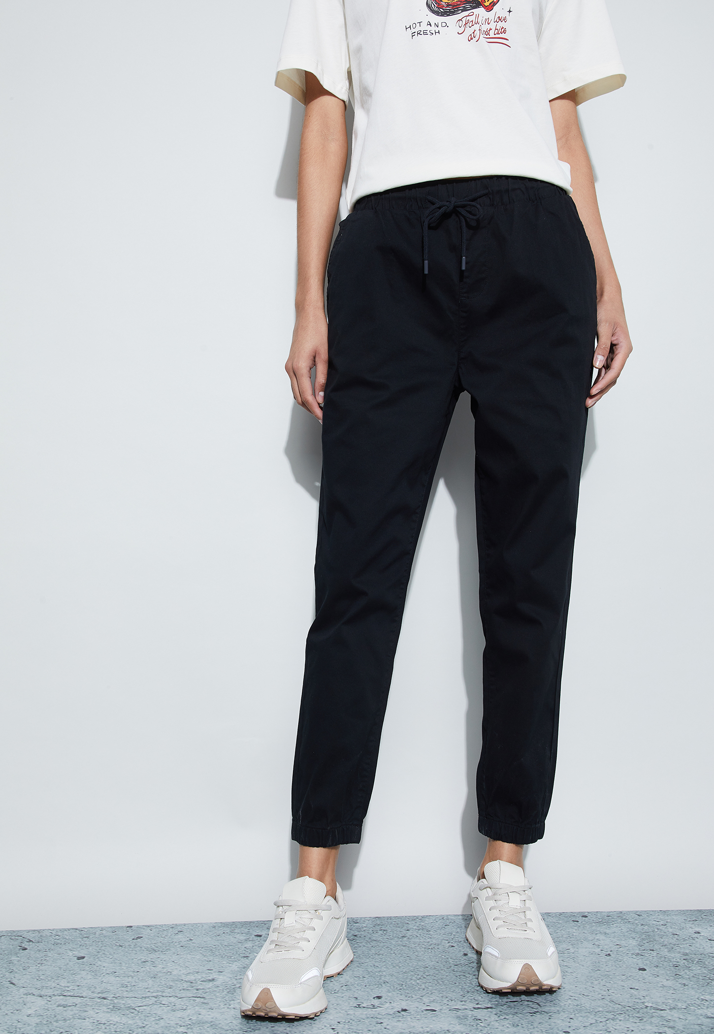 FAME FOREVER Solid Jogger Trousers-image-20