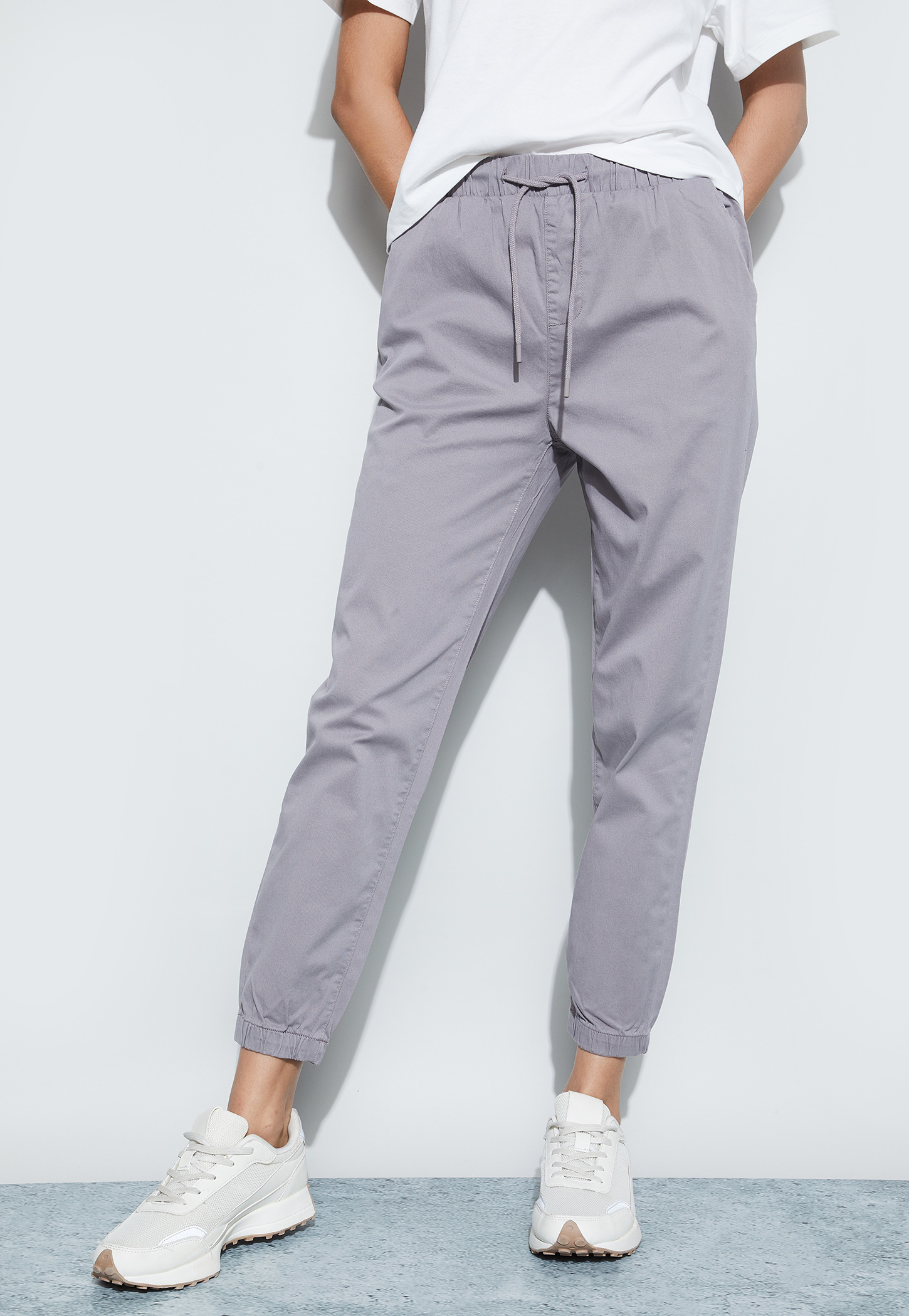 FAME FOREVER Solid Jogger Trousers-image-21