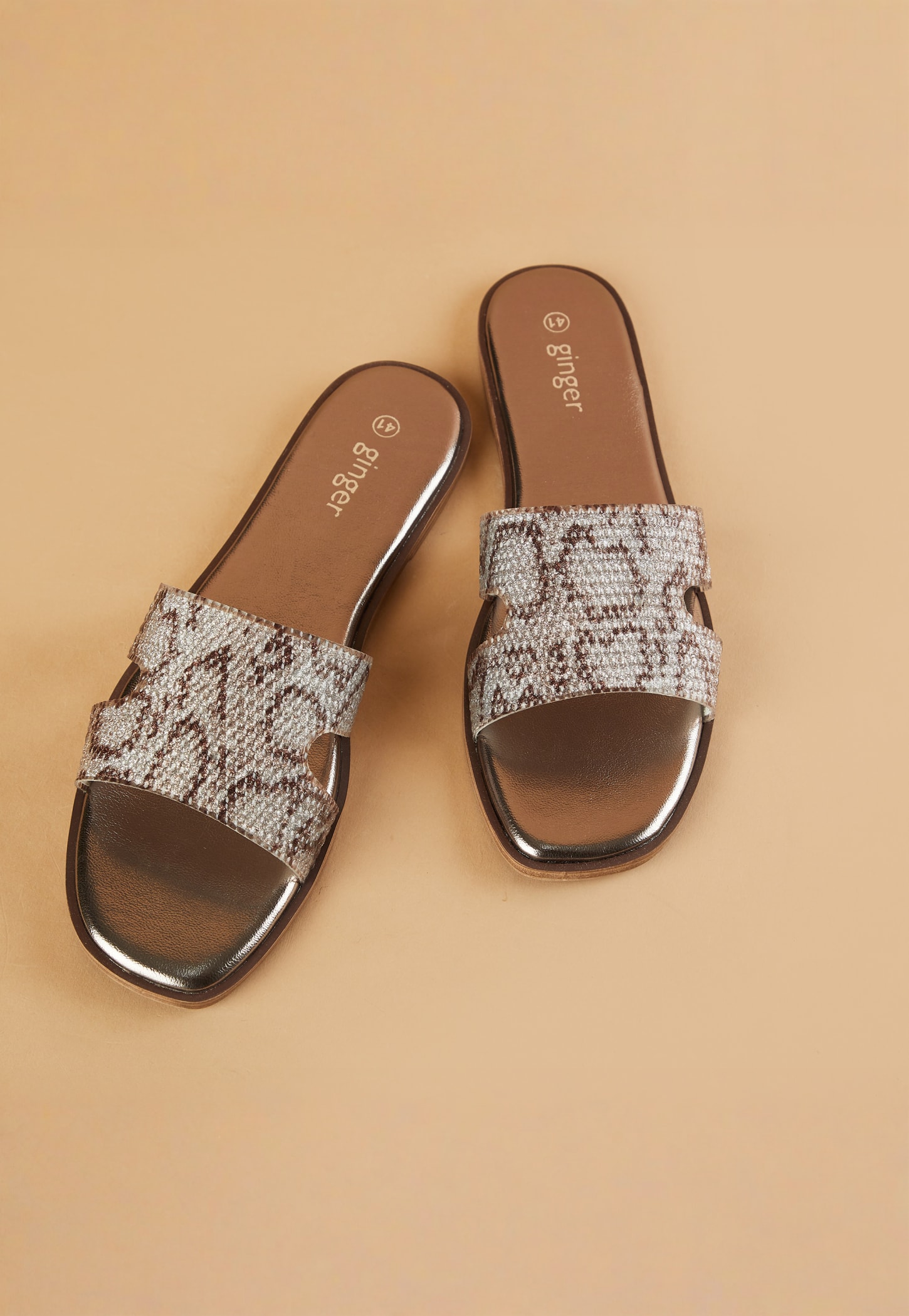 GINGER Animal Textured Flats-picture-19