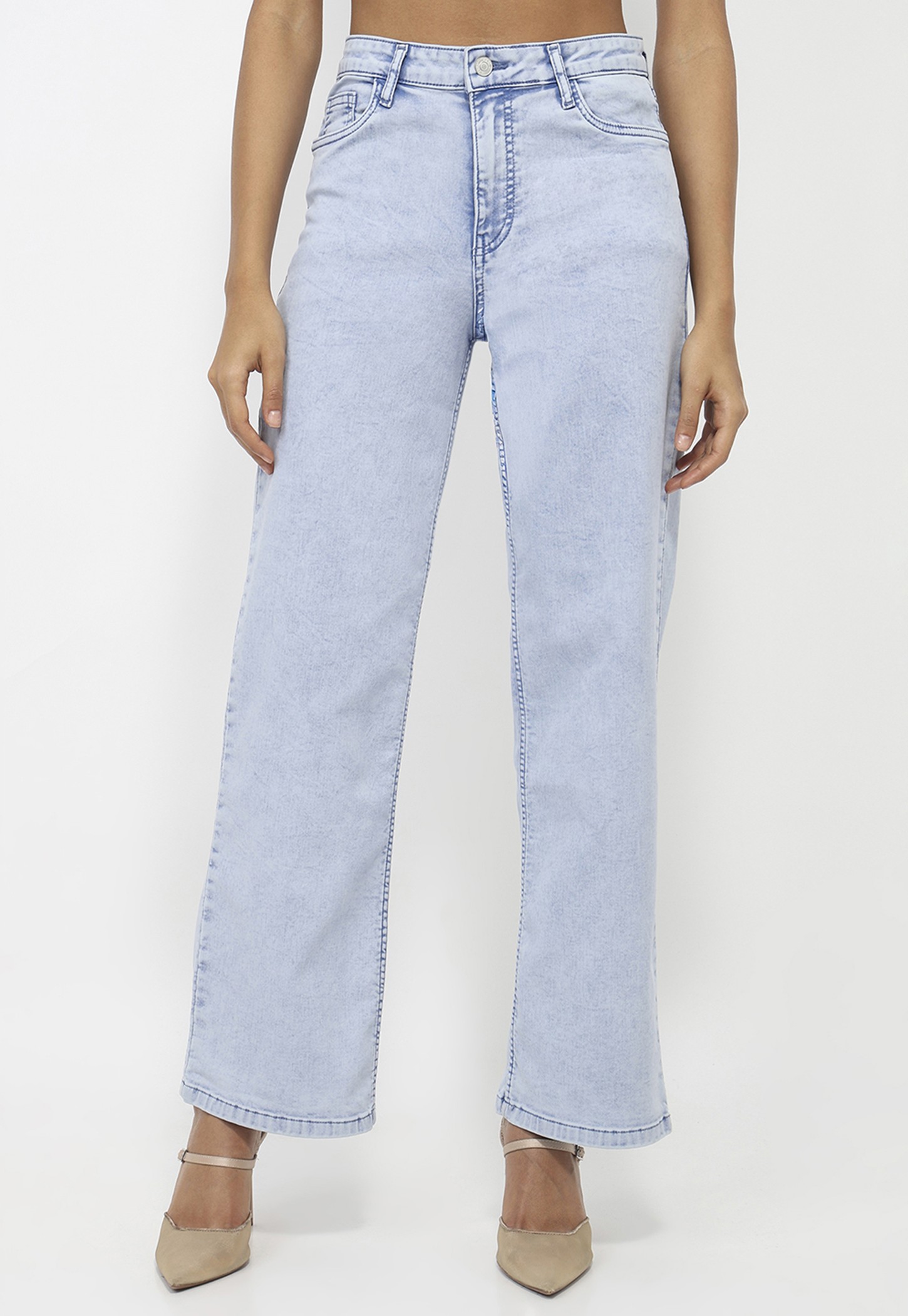 KRAUS Washed Wide Leg Jeans-picture-33