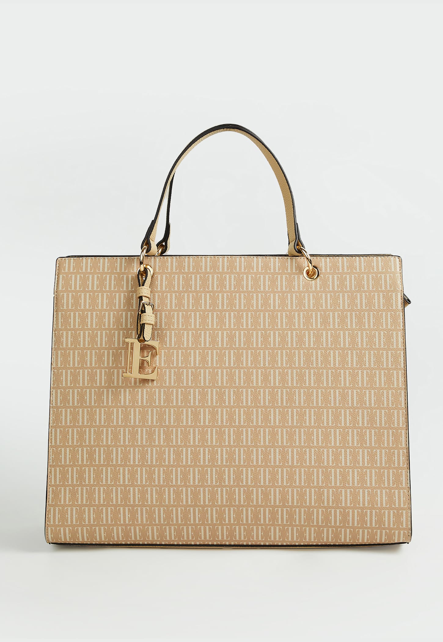 ELLE Monogram Print Handheld Bag-image-49