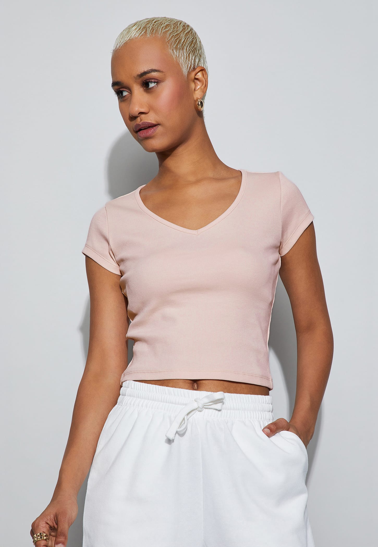 GINGER Solid T-shirt-picture-38