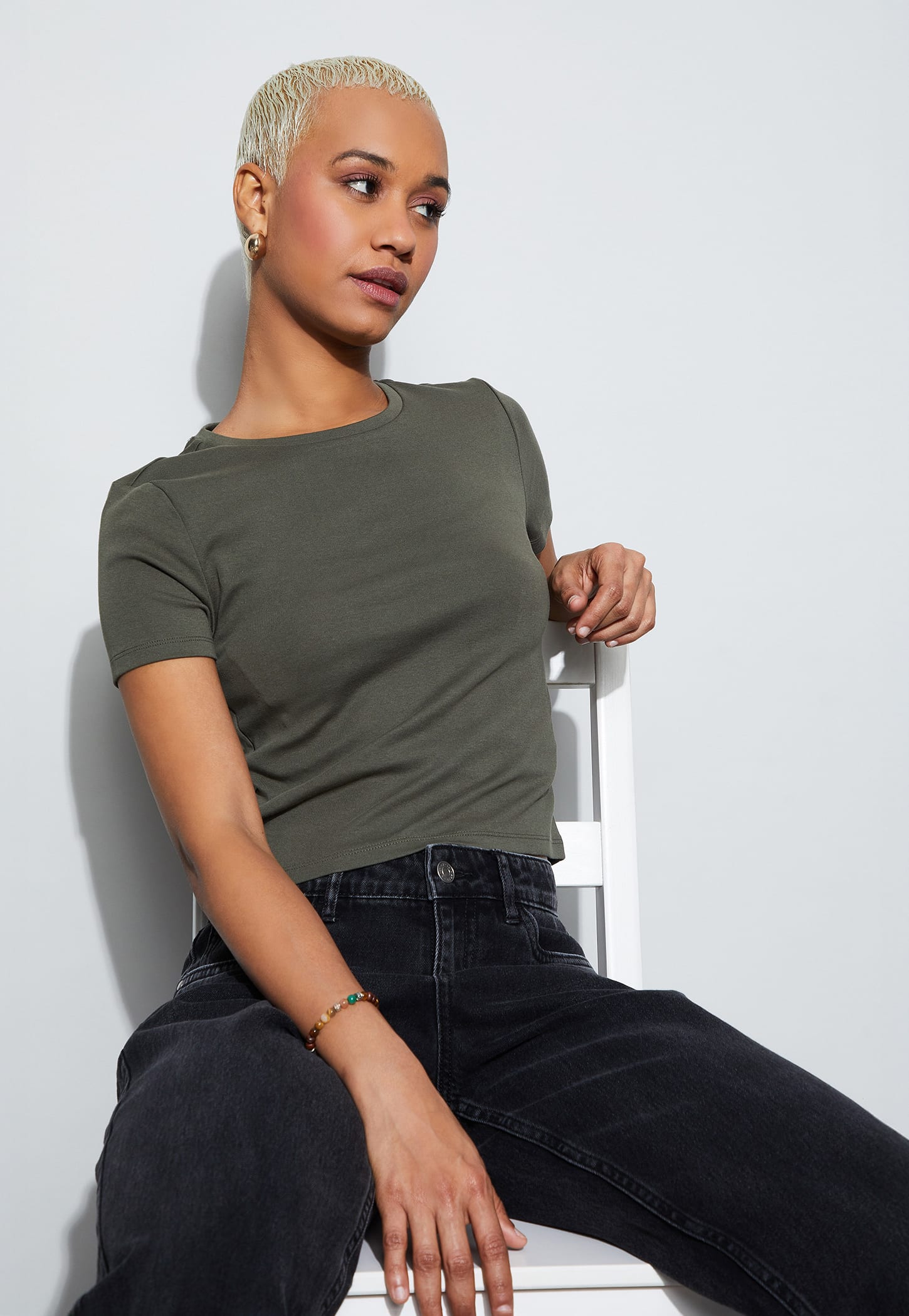 GINGER Solid T-shirt-picture-29