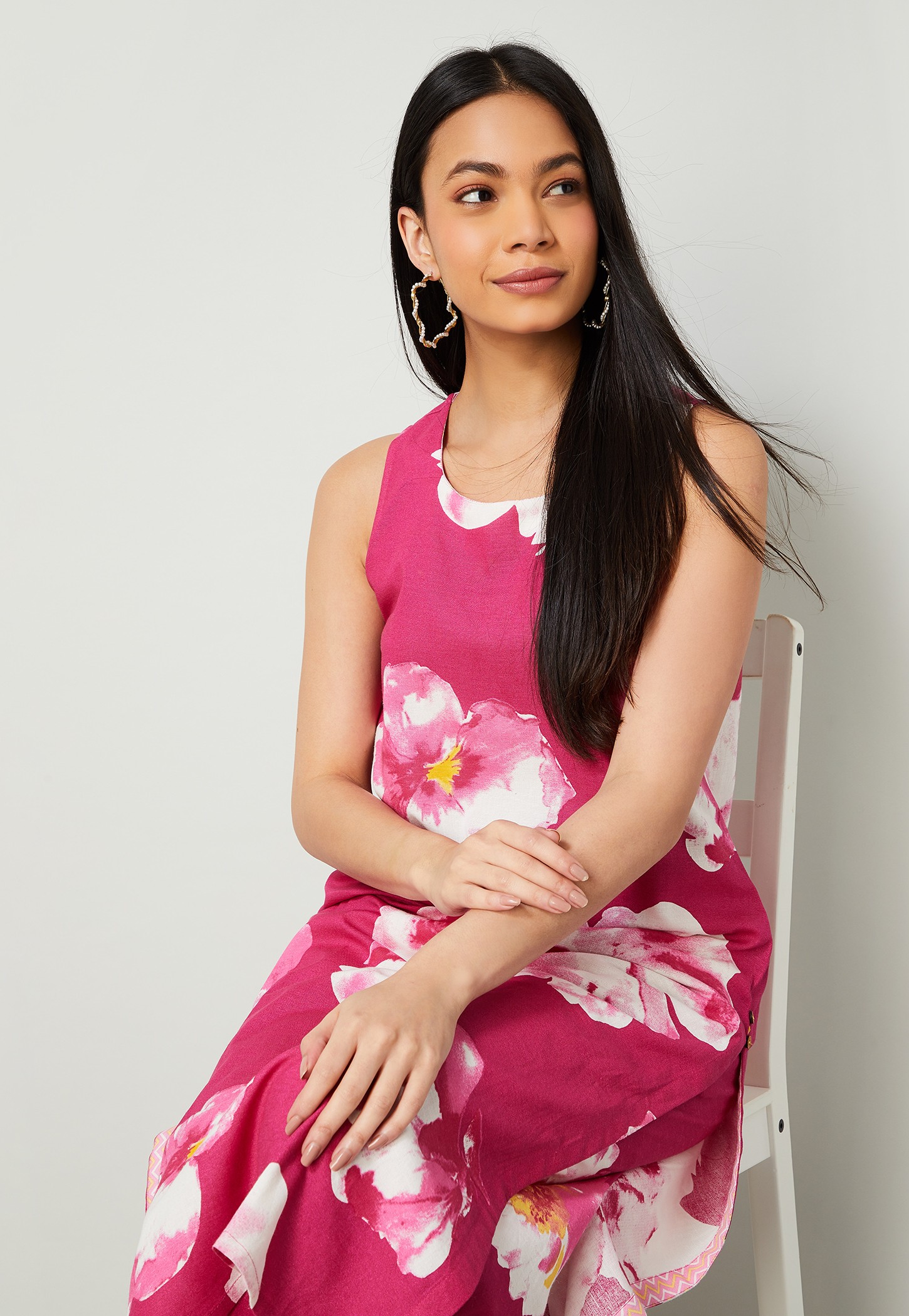 MELANGE Floral Print Kurta Set-picture-42