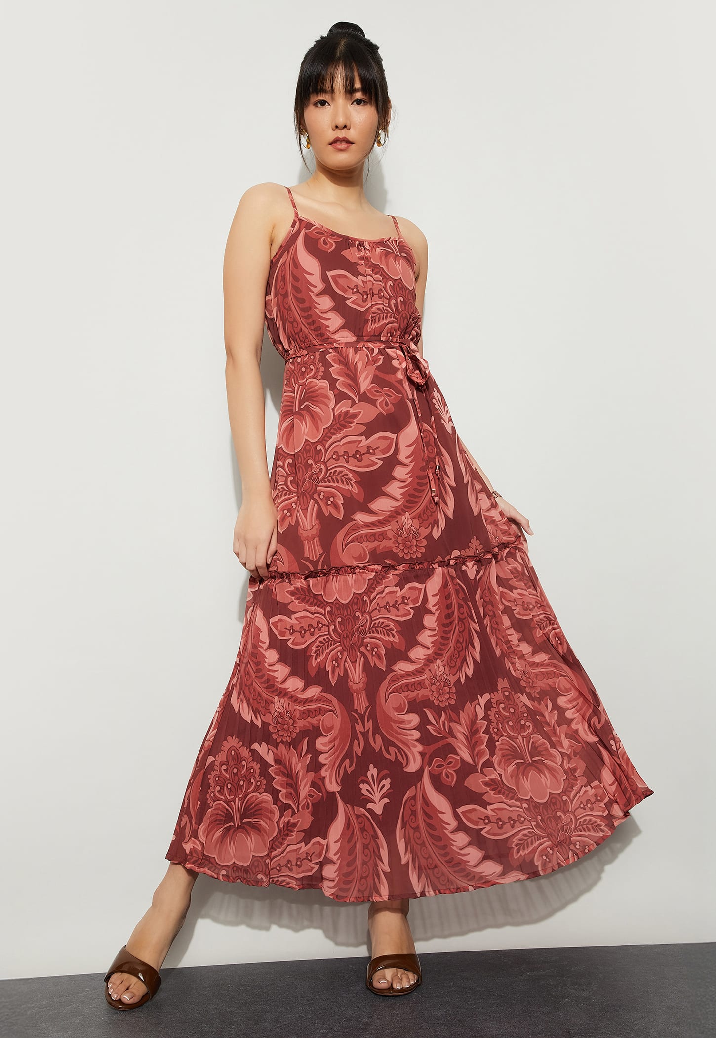 CODE Floral Print Maxi Dress-picture-20