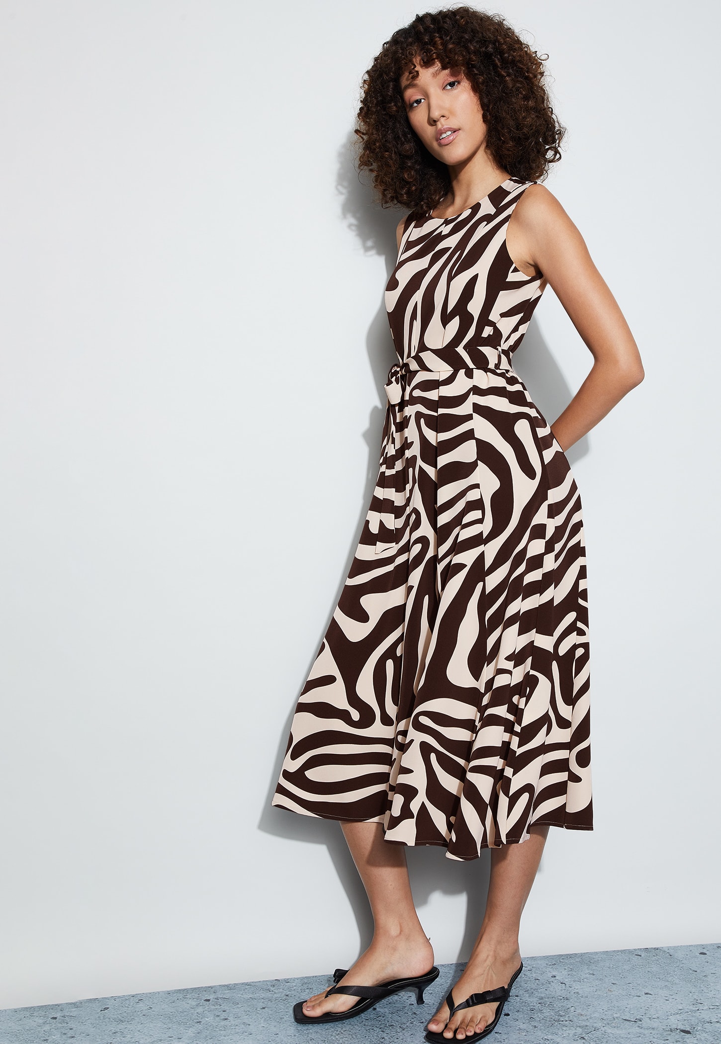 CODE Animal Print Midi Dress-picture-29