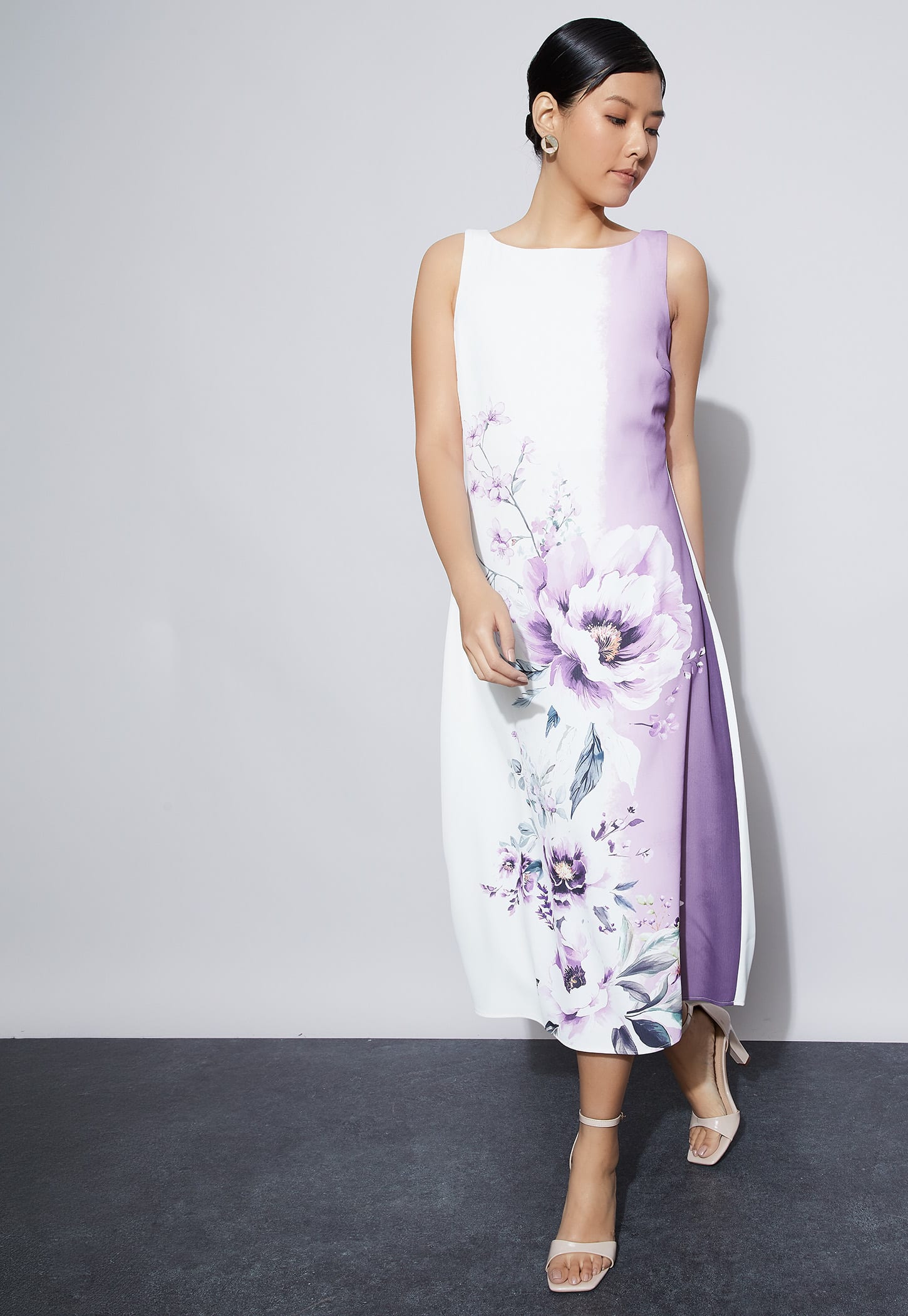 CODE Floral Print Shift Dress-picture-19
