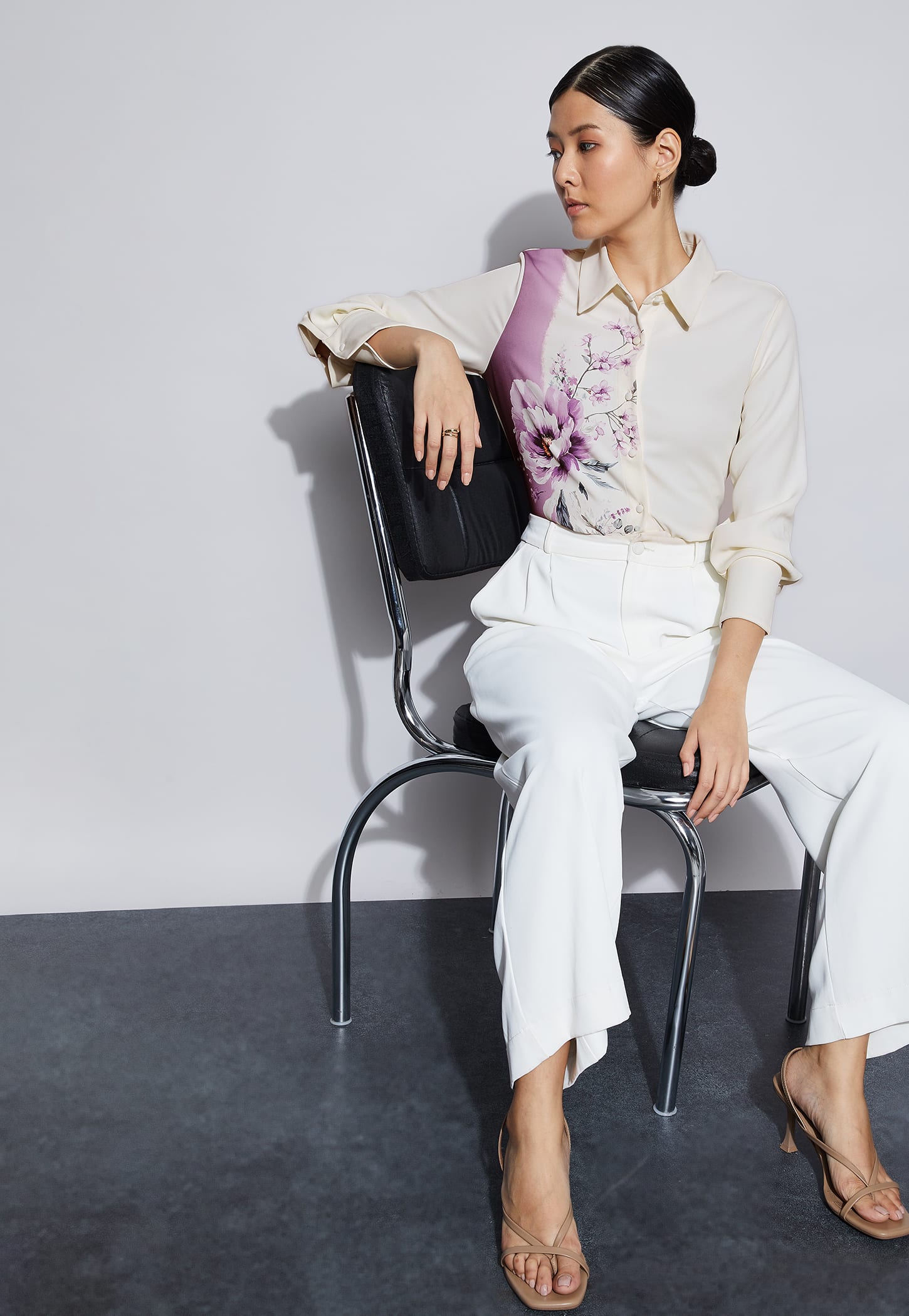 CODE Floral Print Regular Shirt-picture-35
