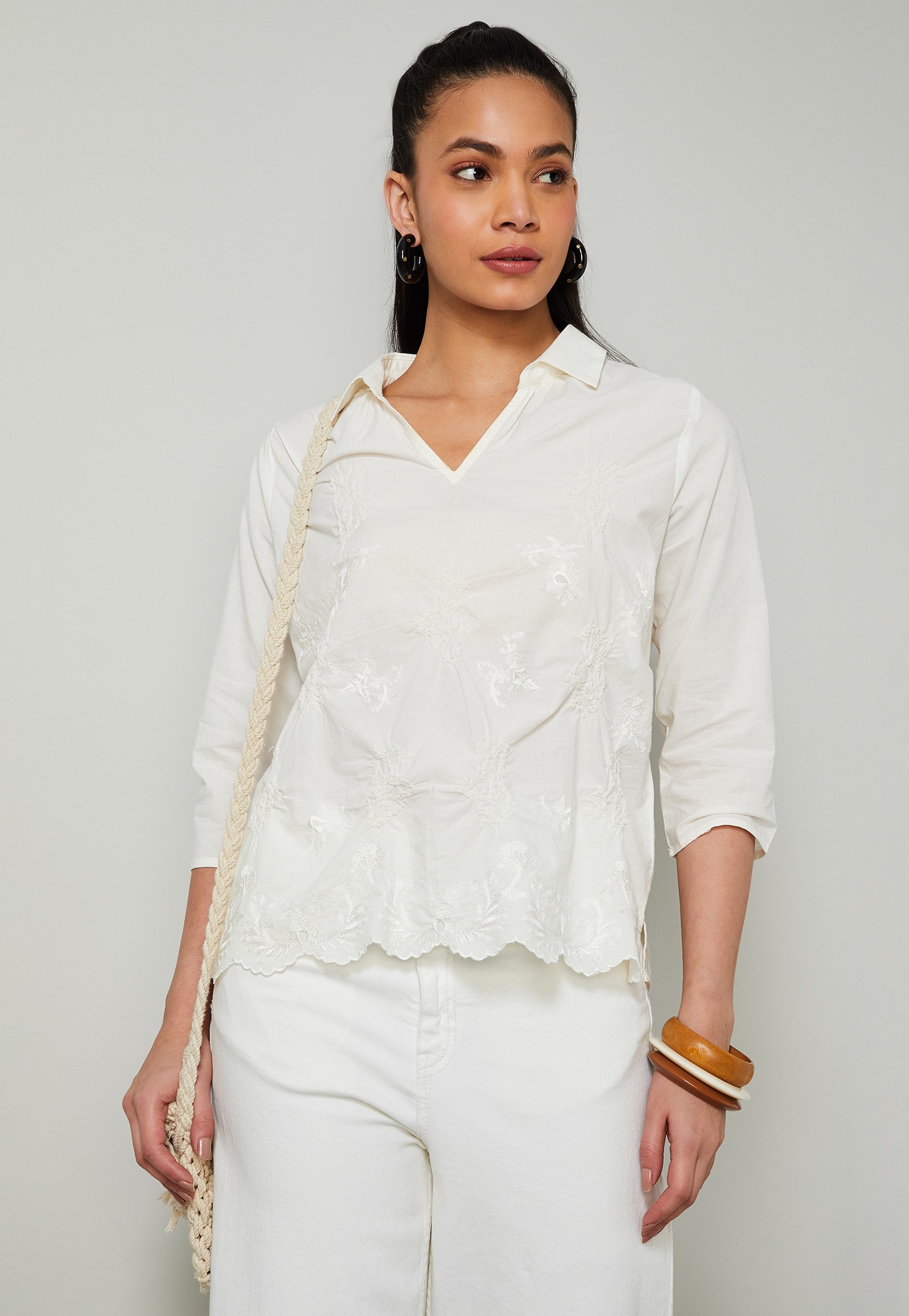 COLOUR ME Embroidered Top-picture-29