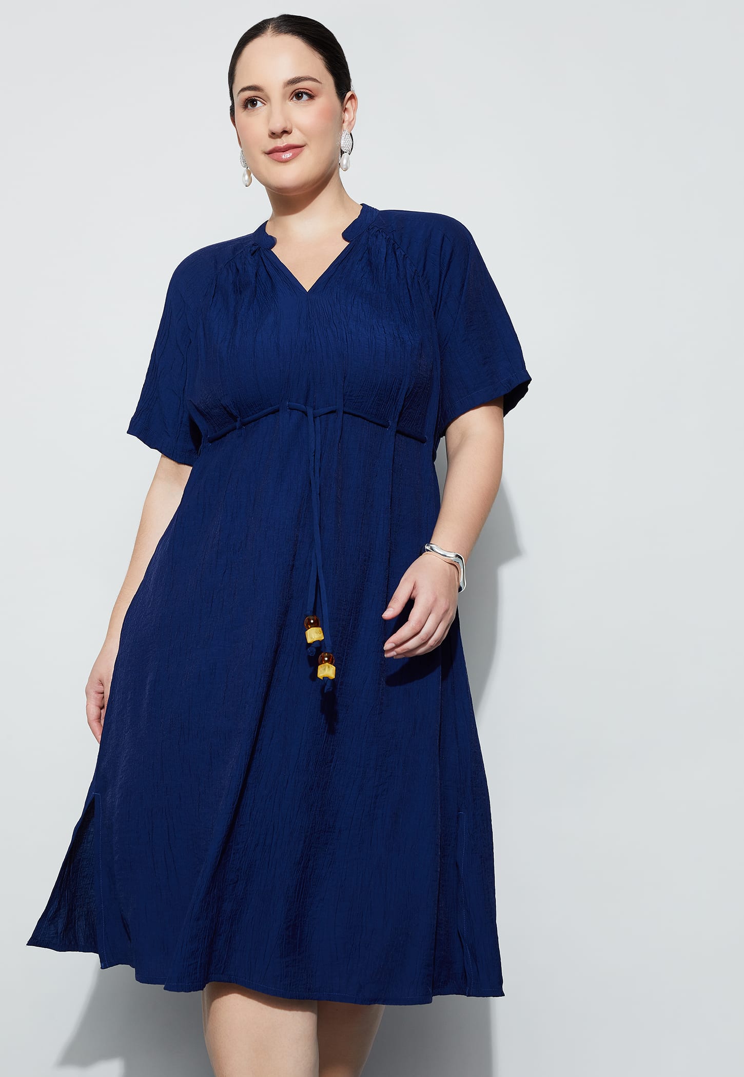 NEXUS Textured A-Line Dress-picture-22