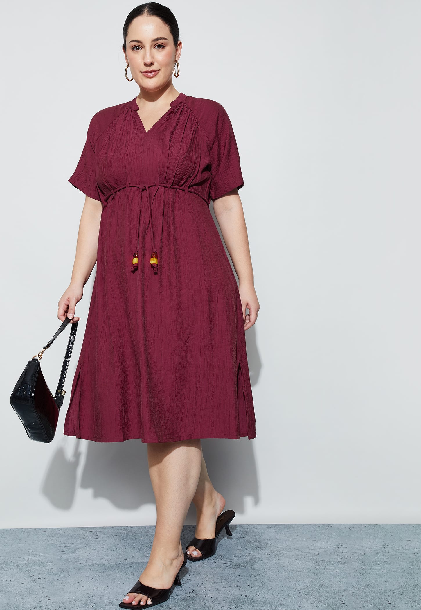 NEXUS Textured A-Line Dress-picture-26