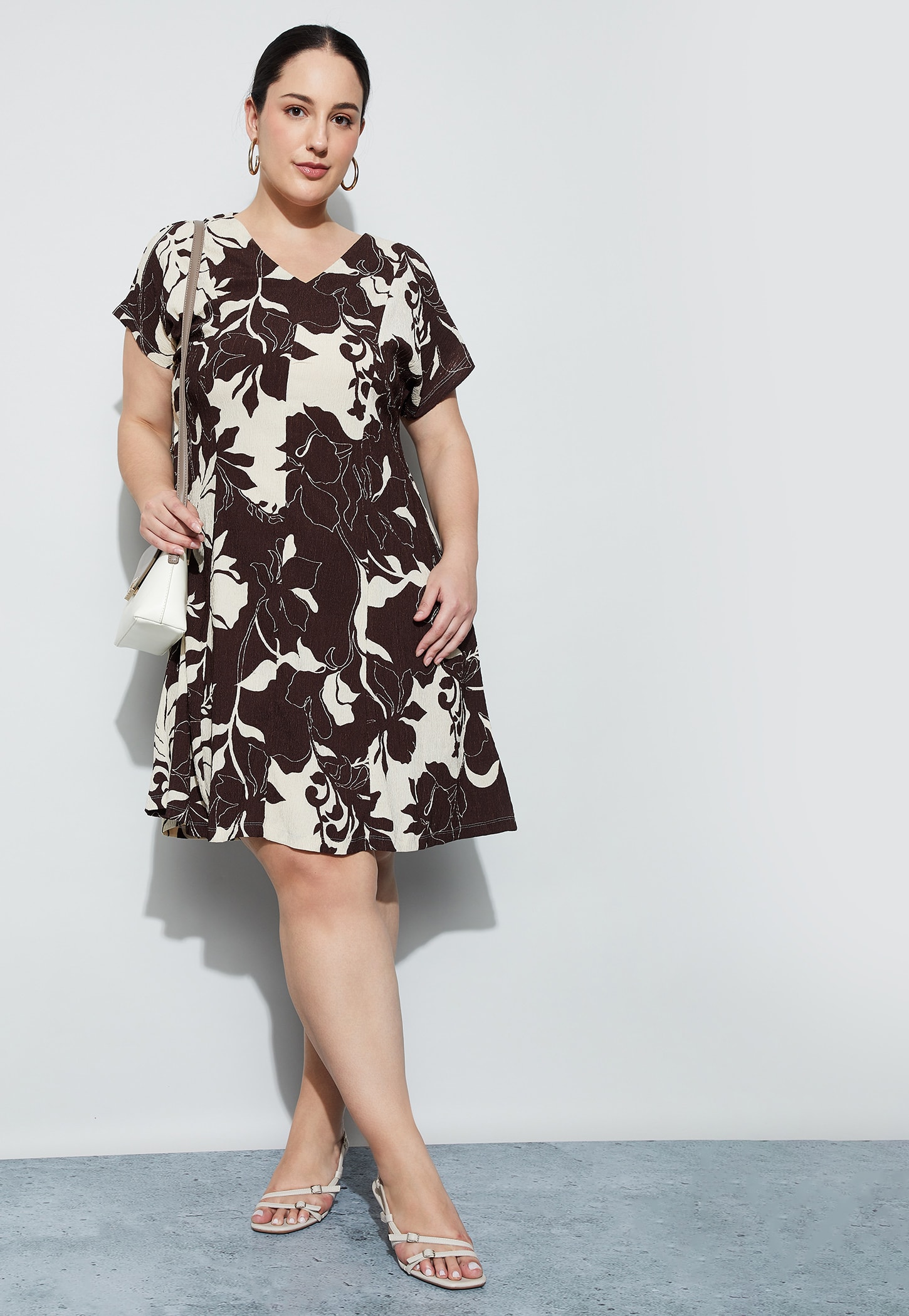 NEXUS Floral Print A-Line Dress-picture-48