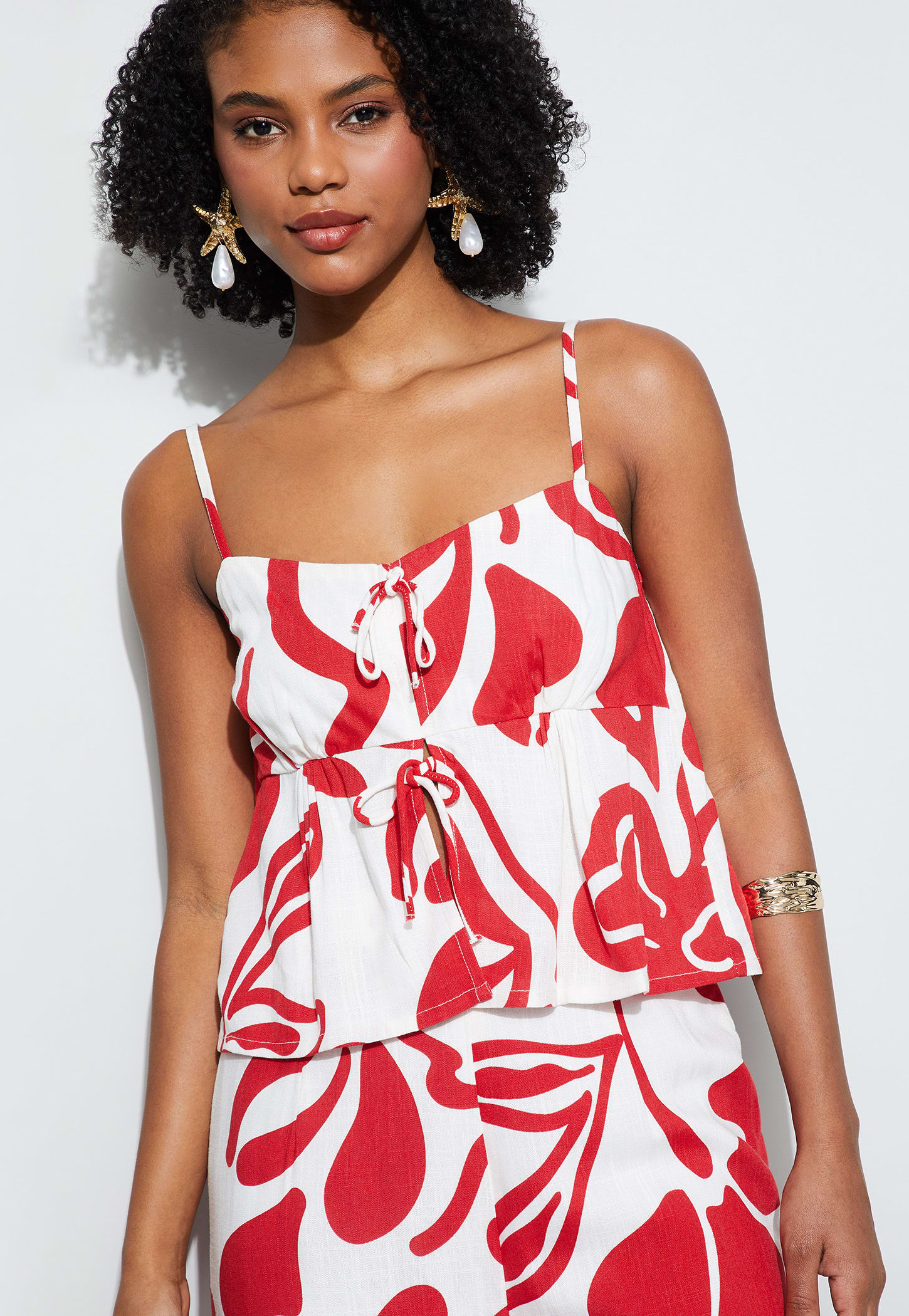 GINGER Abstract Print Top-picture-11