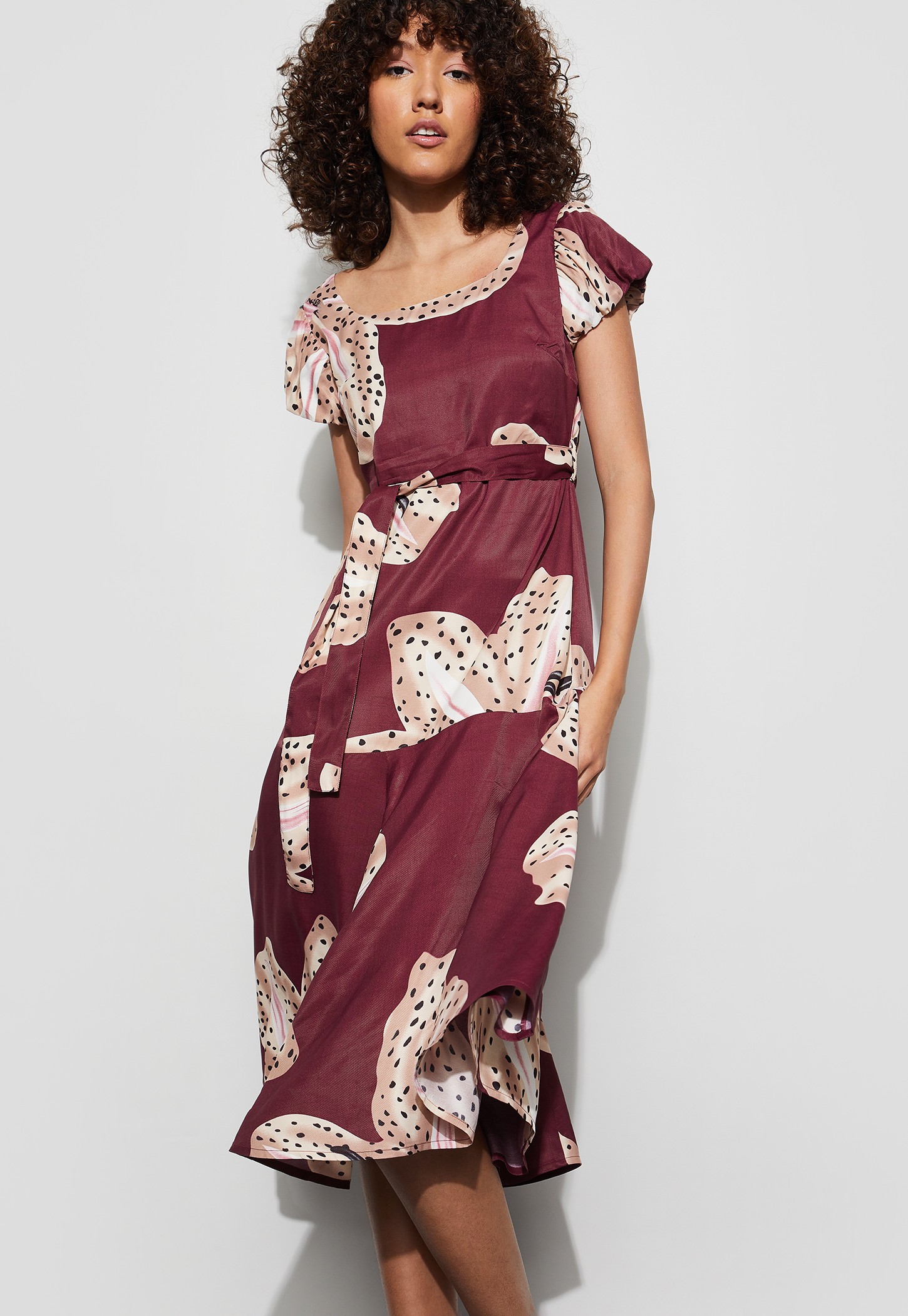 CODE Floral Print A-line Dress-picture-47