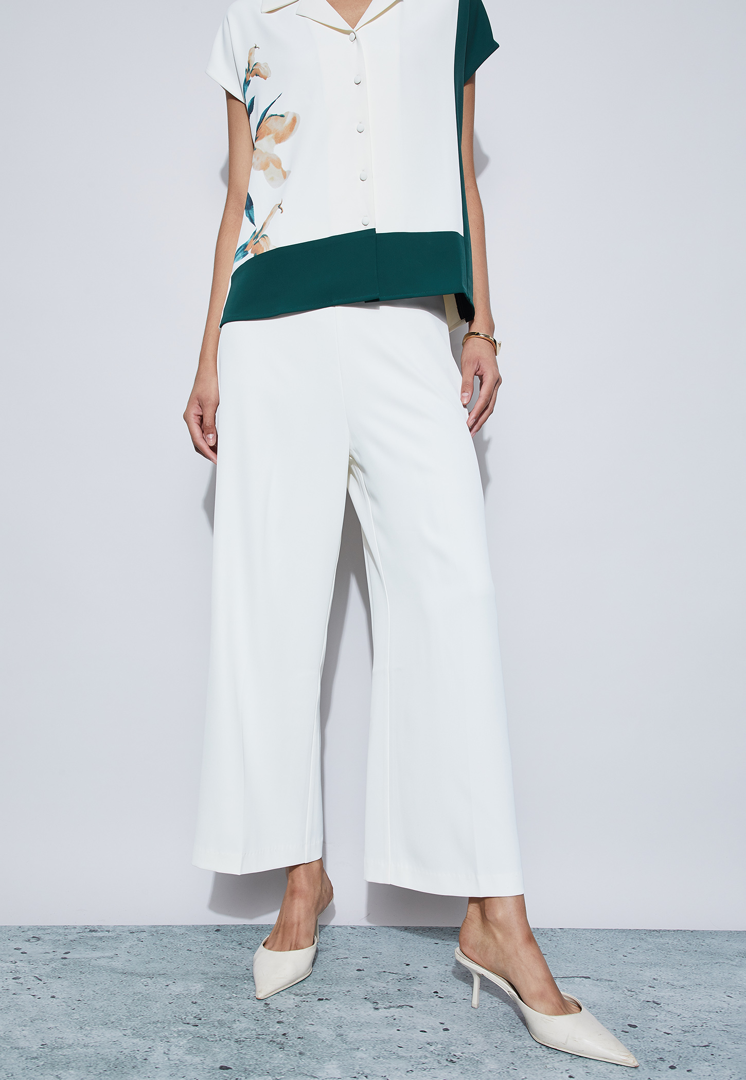 CODE Woven Mid-Rise Trousers-image-25