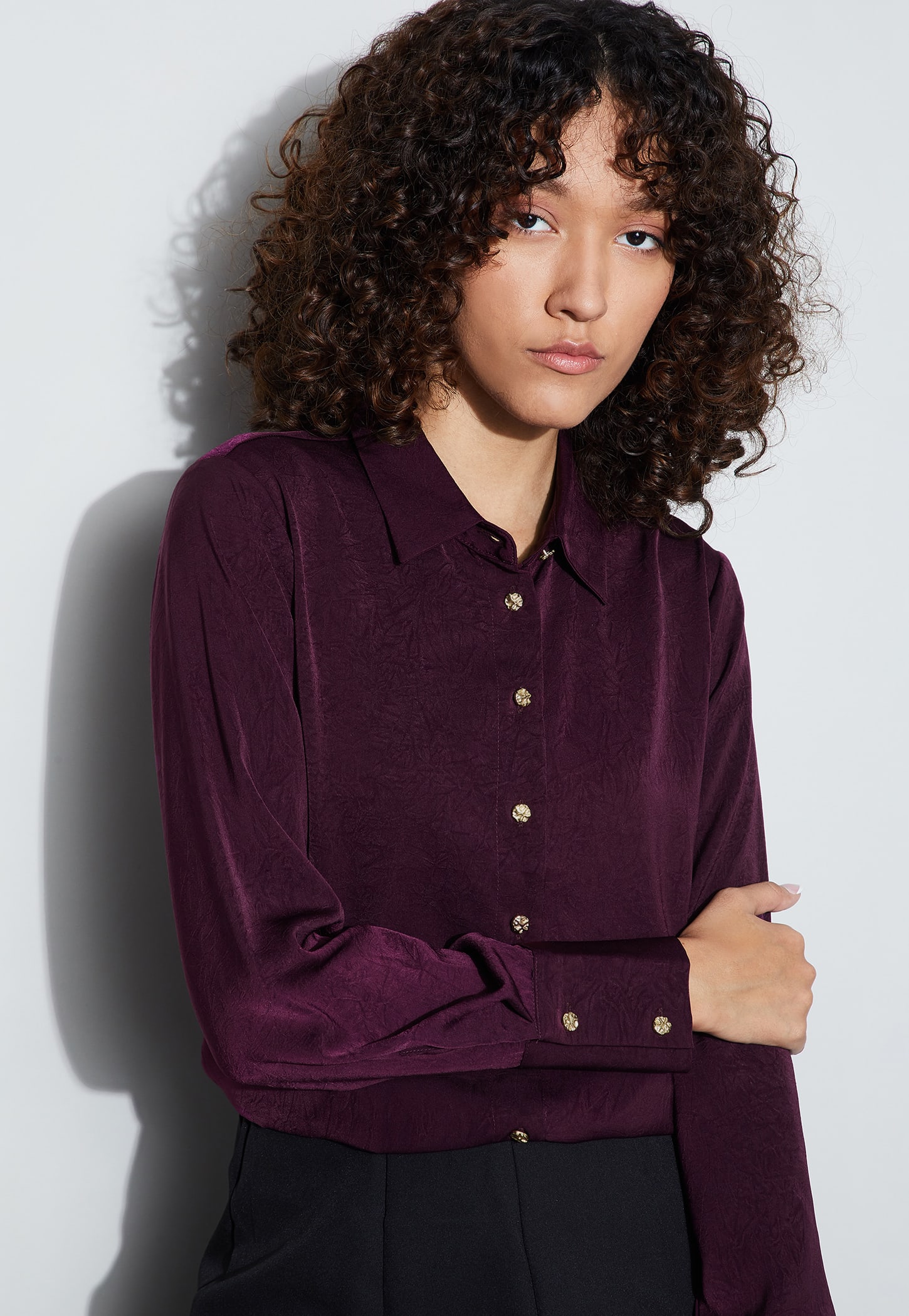 CODE Textured Regular Fit Shirt-image-27