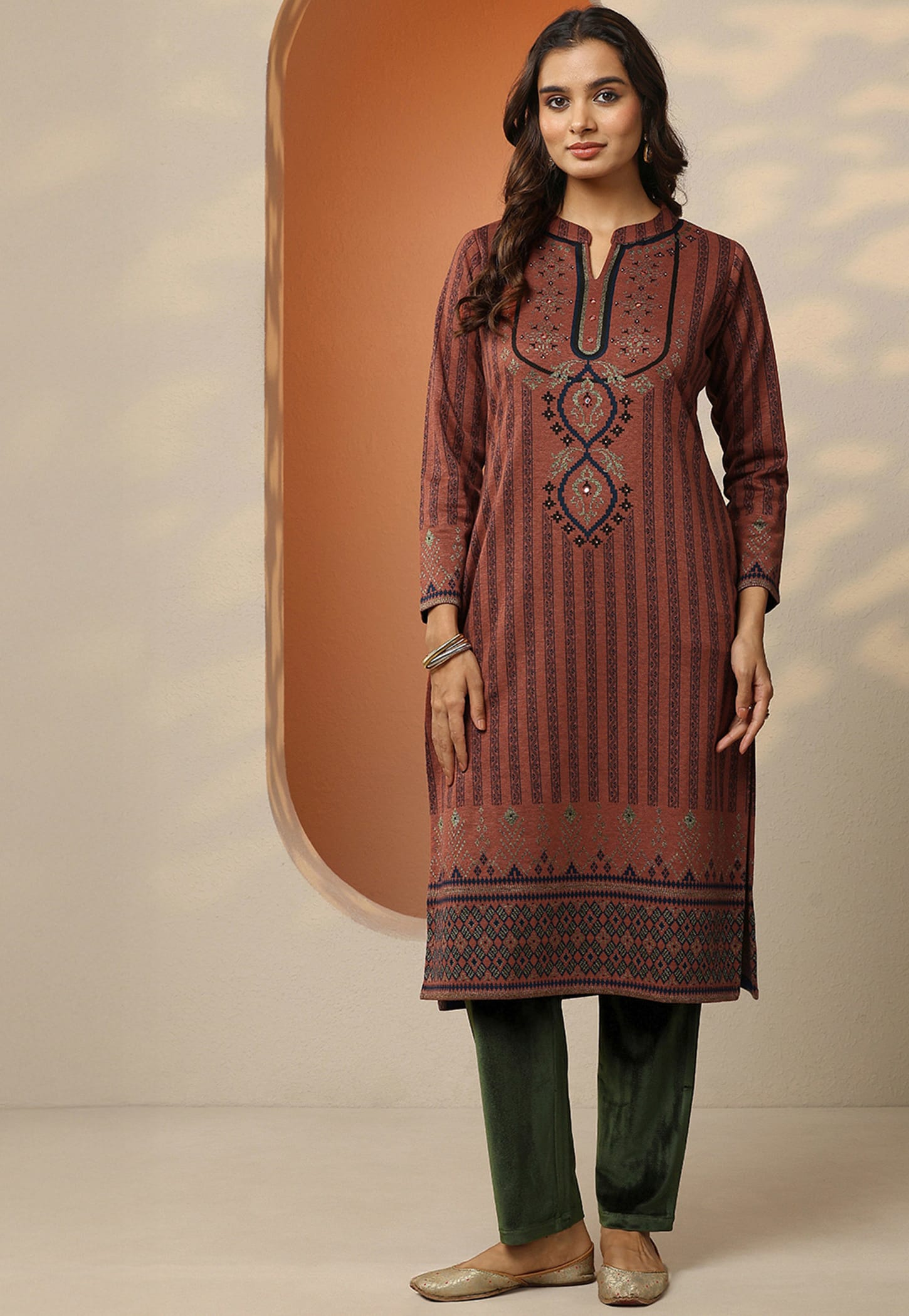 LIBAS Printed Straight Winter Kurta-picture-11