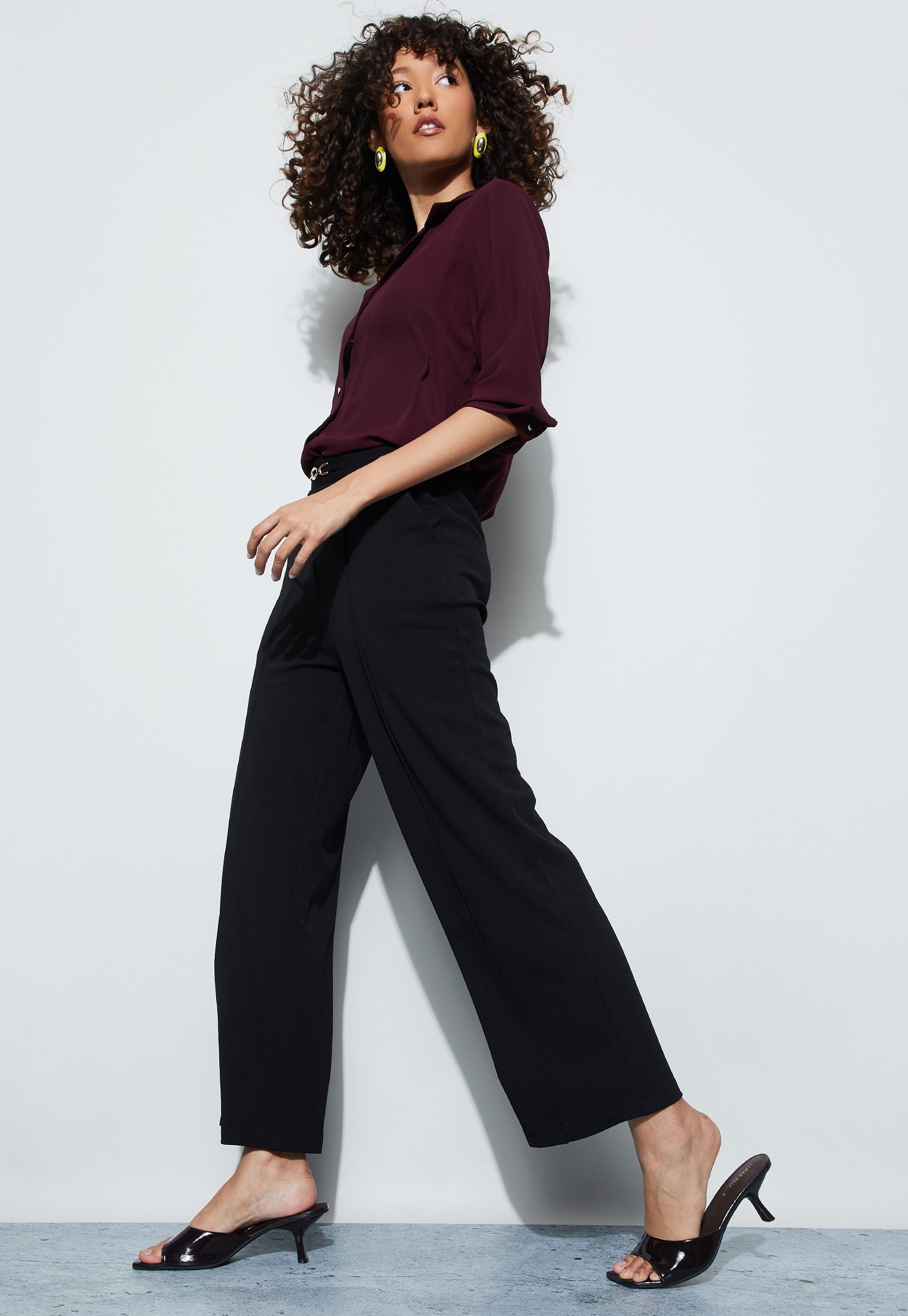 CODE CLASSIC Pintuck Straight Trousers-picture-14