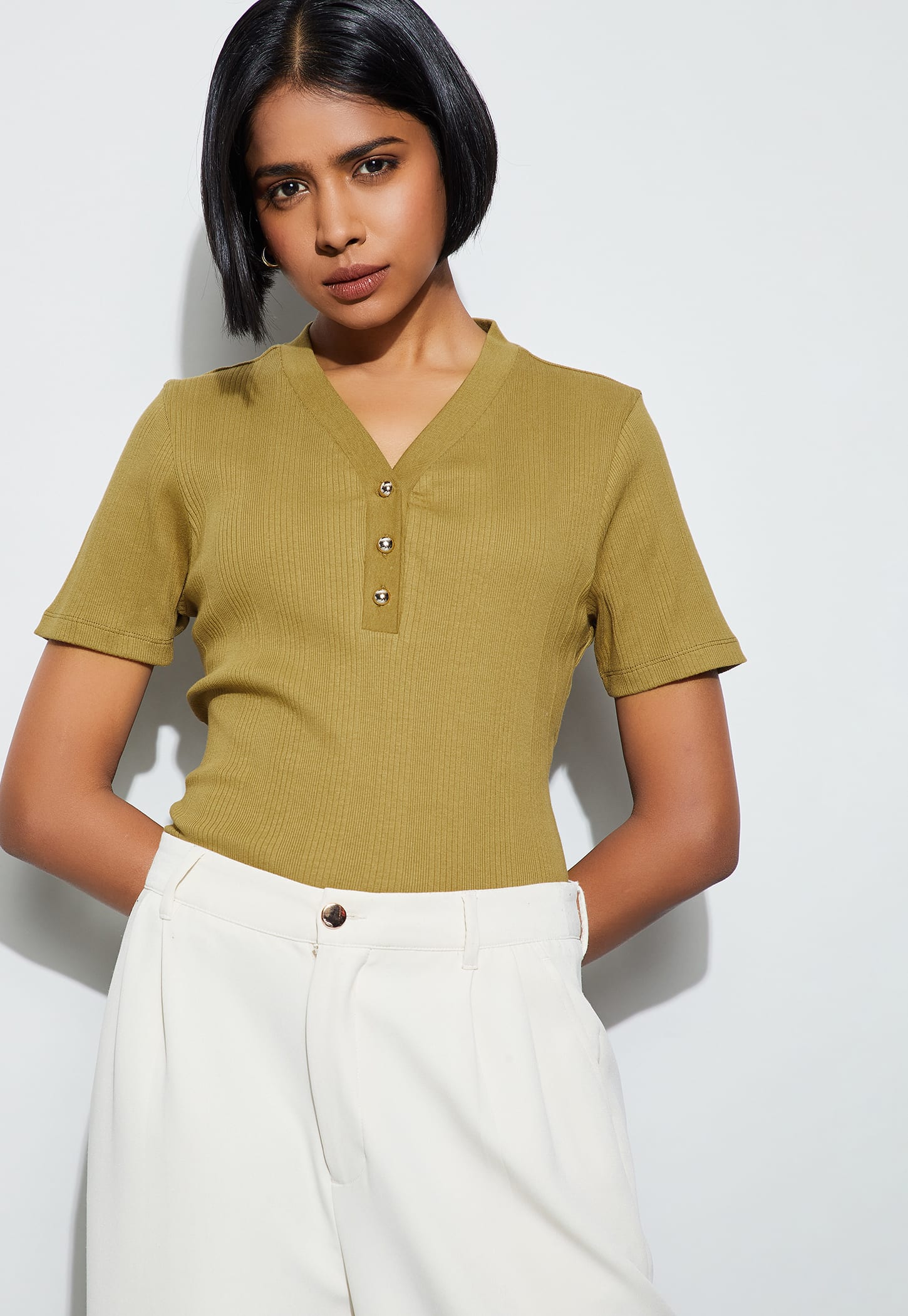 CODE CLASSIC Ribbed T-shirt-picture-18