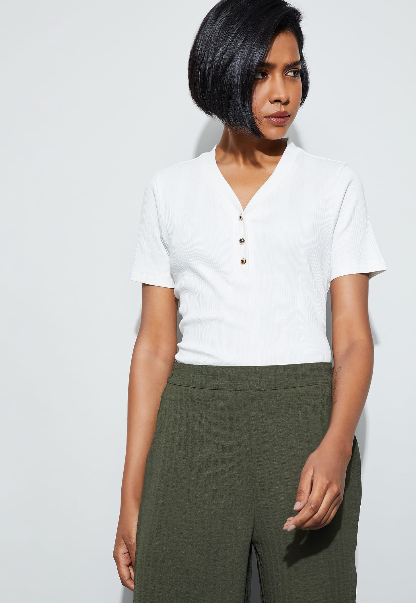 CODE CLASSIC Ribbed T-shirt-picture-29