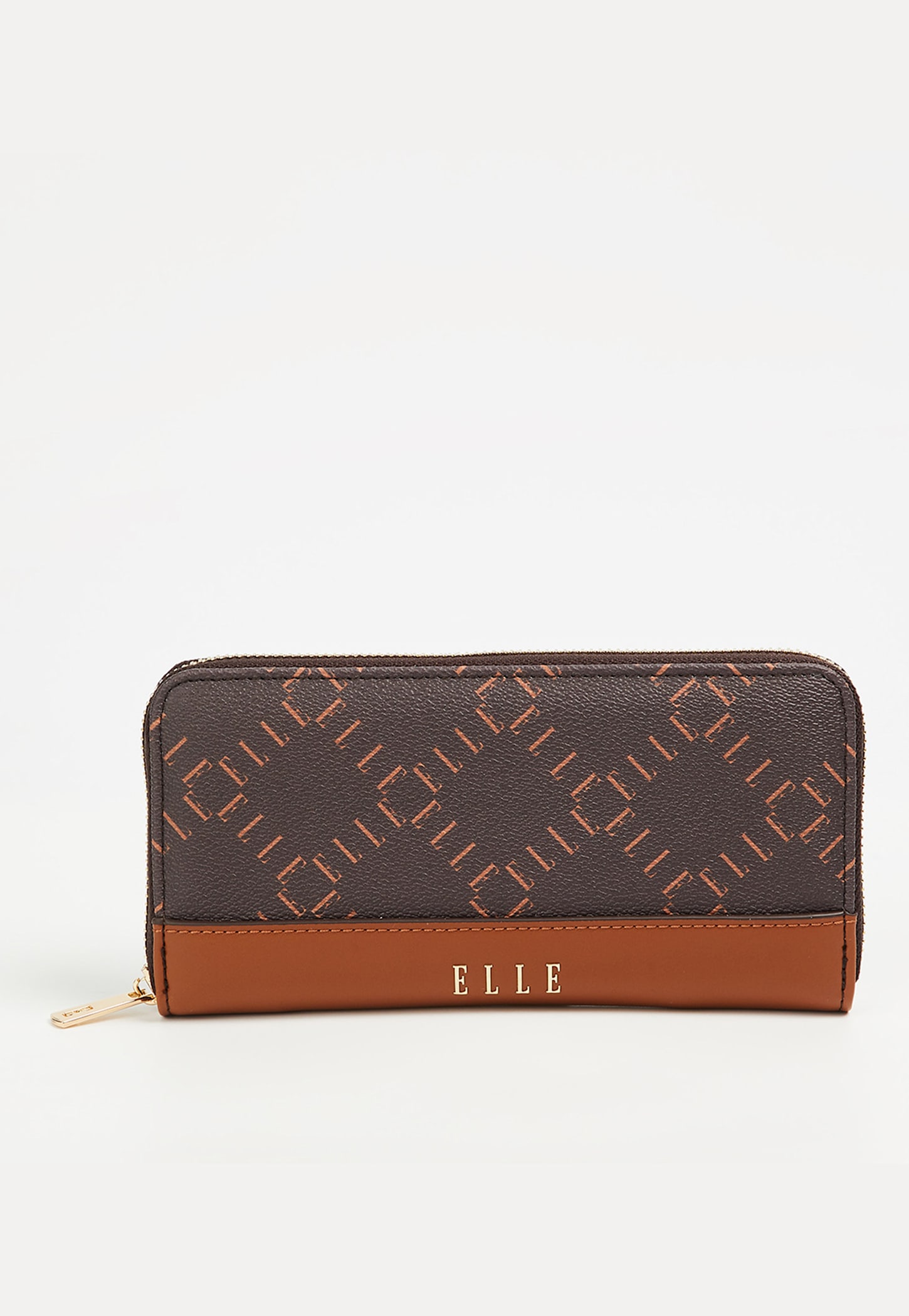 ELLE Monogram Print Zip-Around Wallet-picture-35