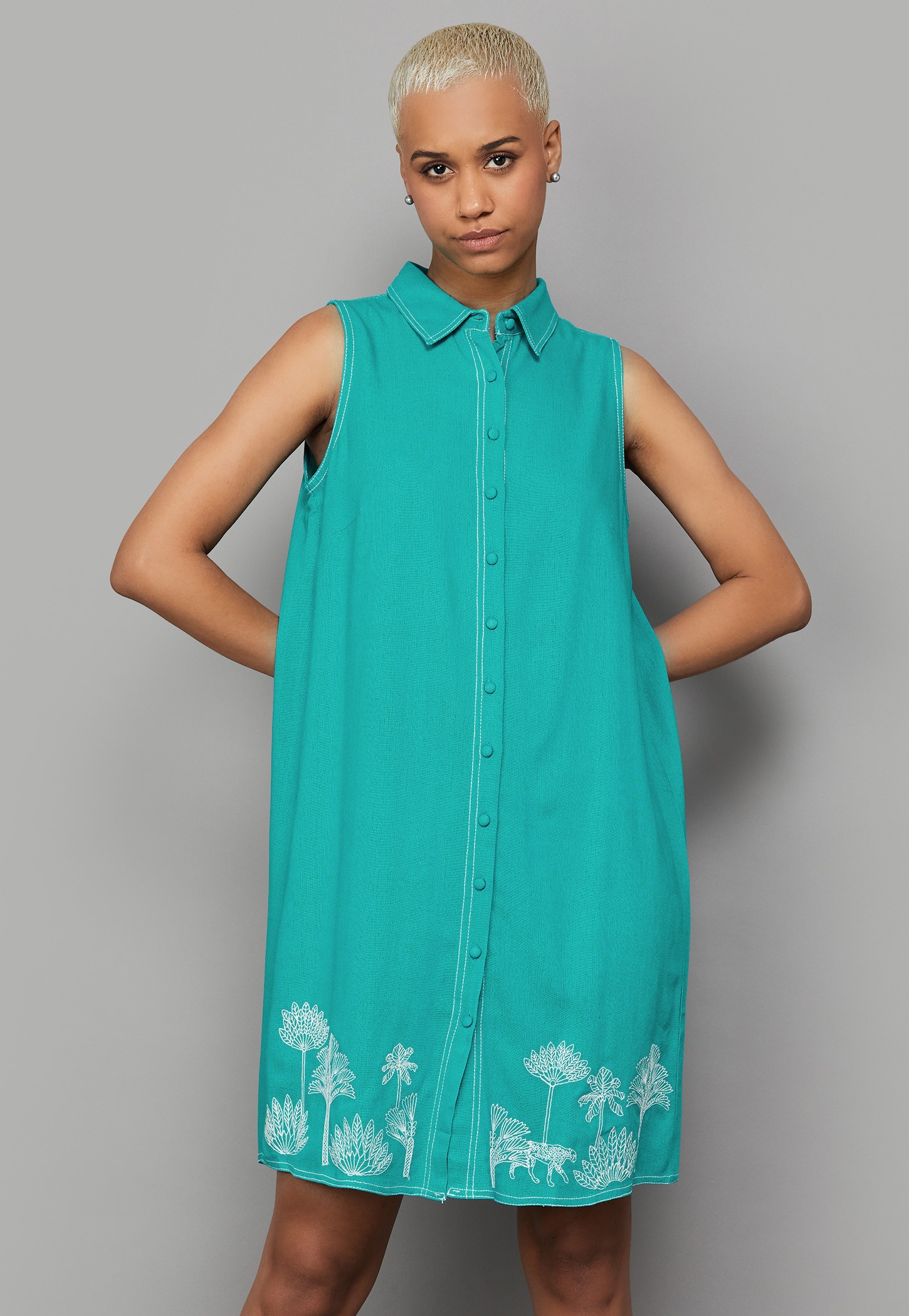 AND Embroidered Shirt Dress-picture-15