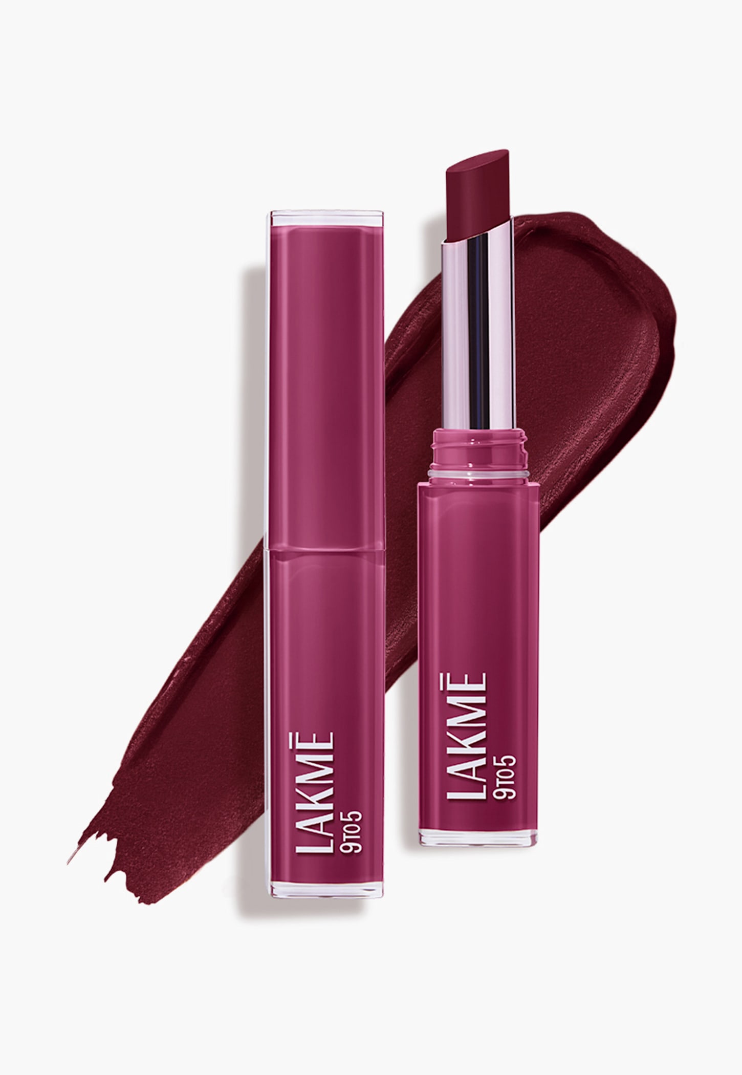 LAKME 9to5 Lip Tattoo Matte Slim Stick - Deep Wine - 2g-image-9