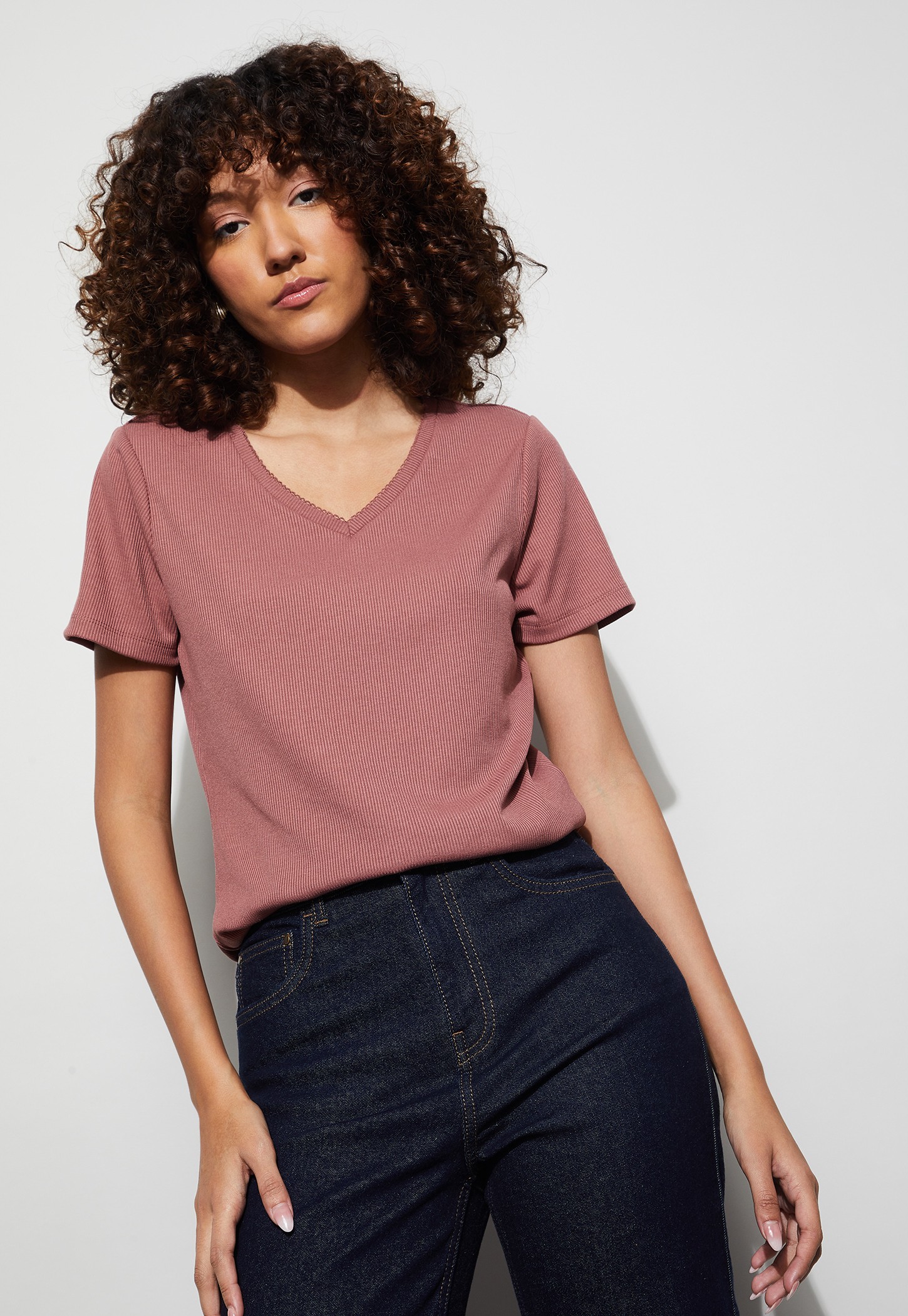 FAME FOREVER Rib Knit T-shirt-image-18
