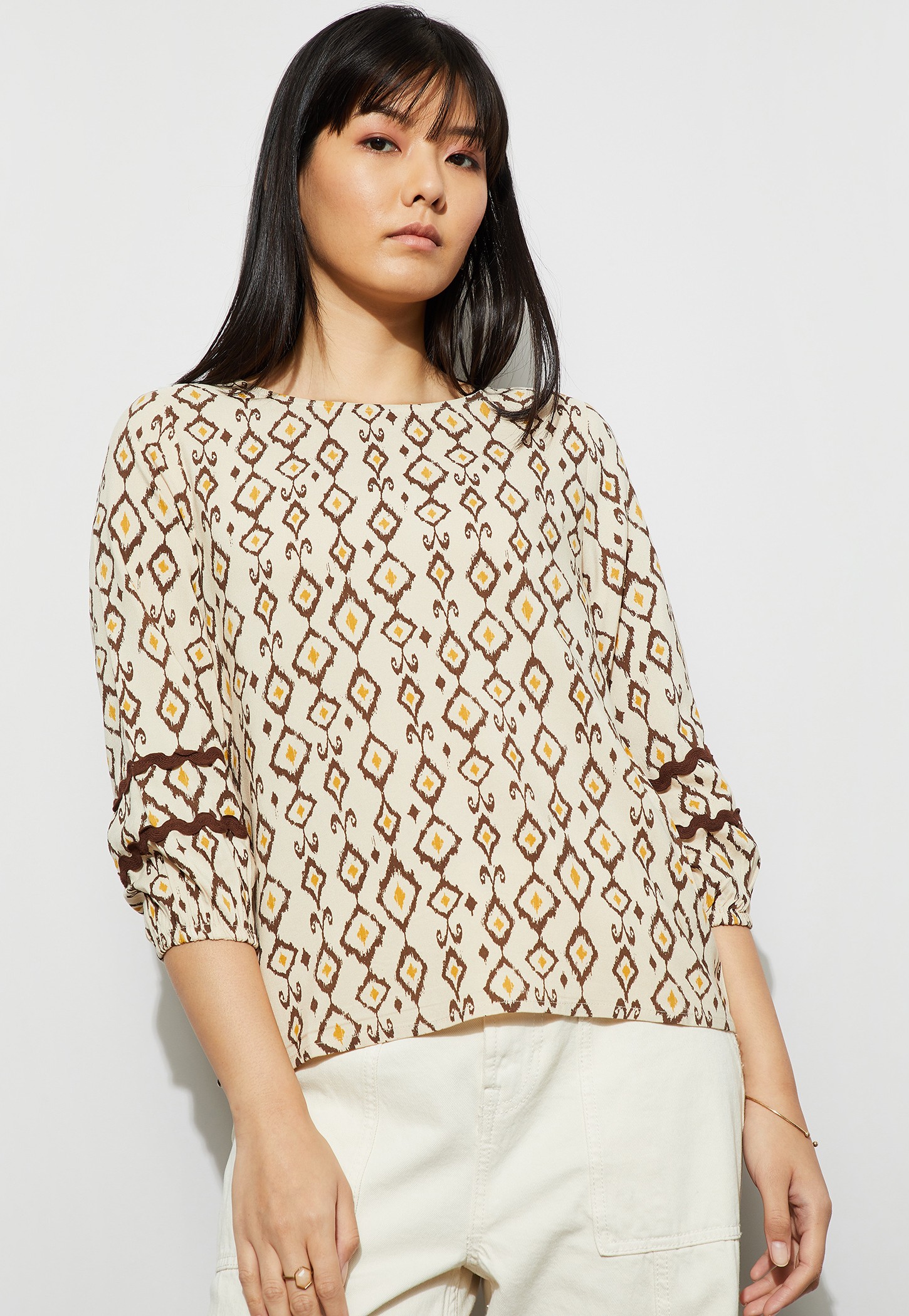 FAME FOREVER Printed Top-picture-41