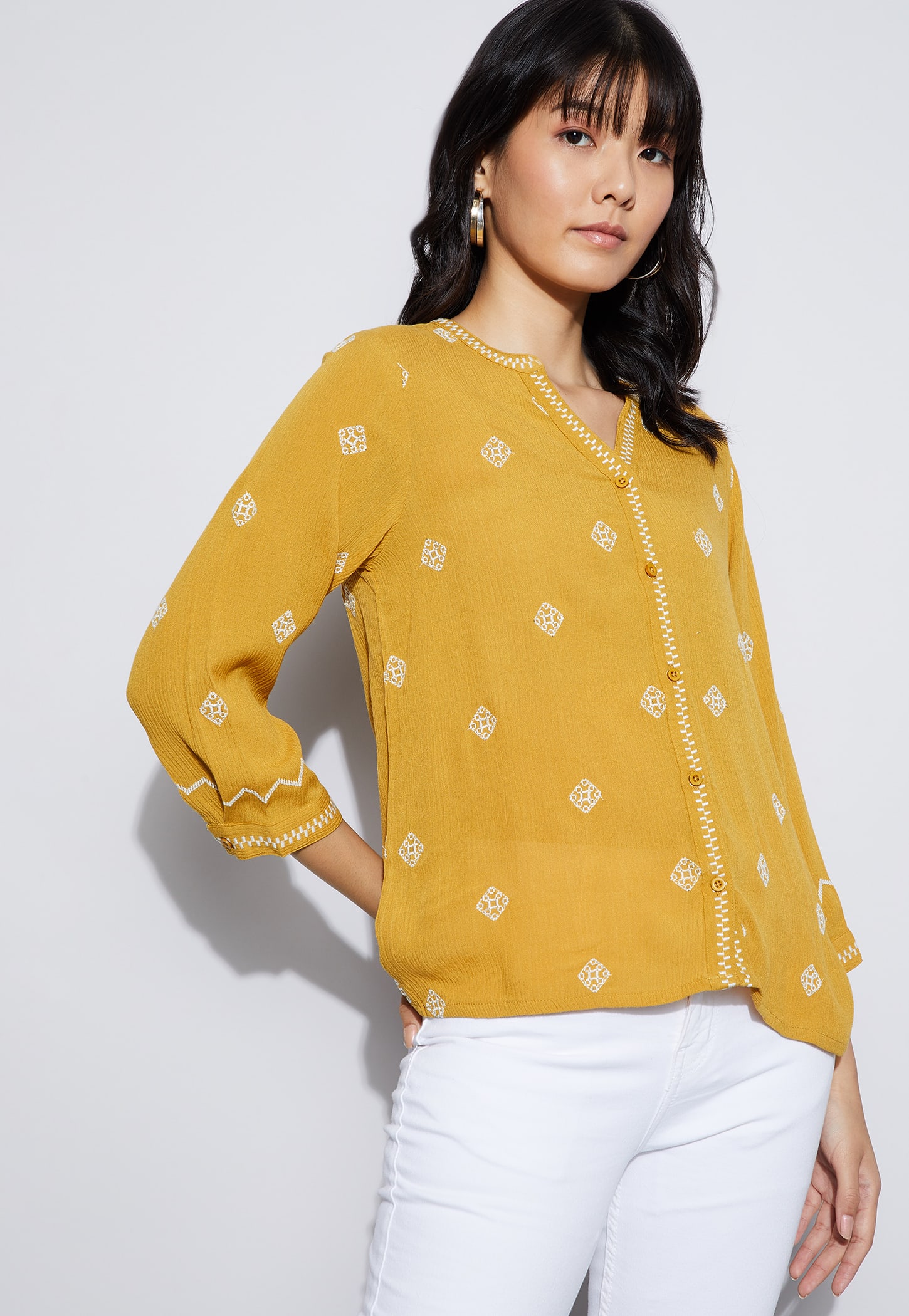 FAME FOREVER Embroidered Top-picture-39