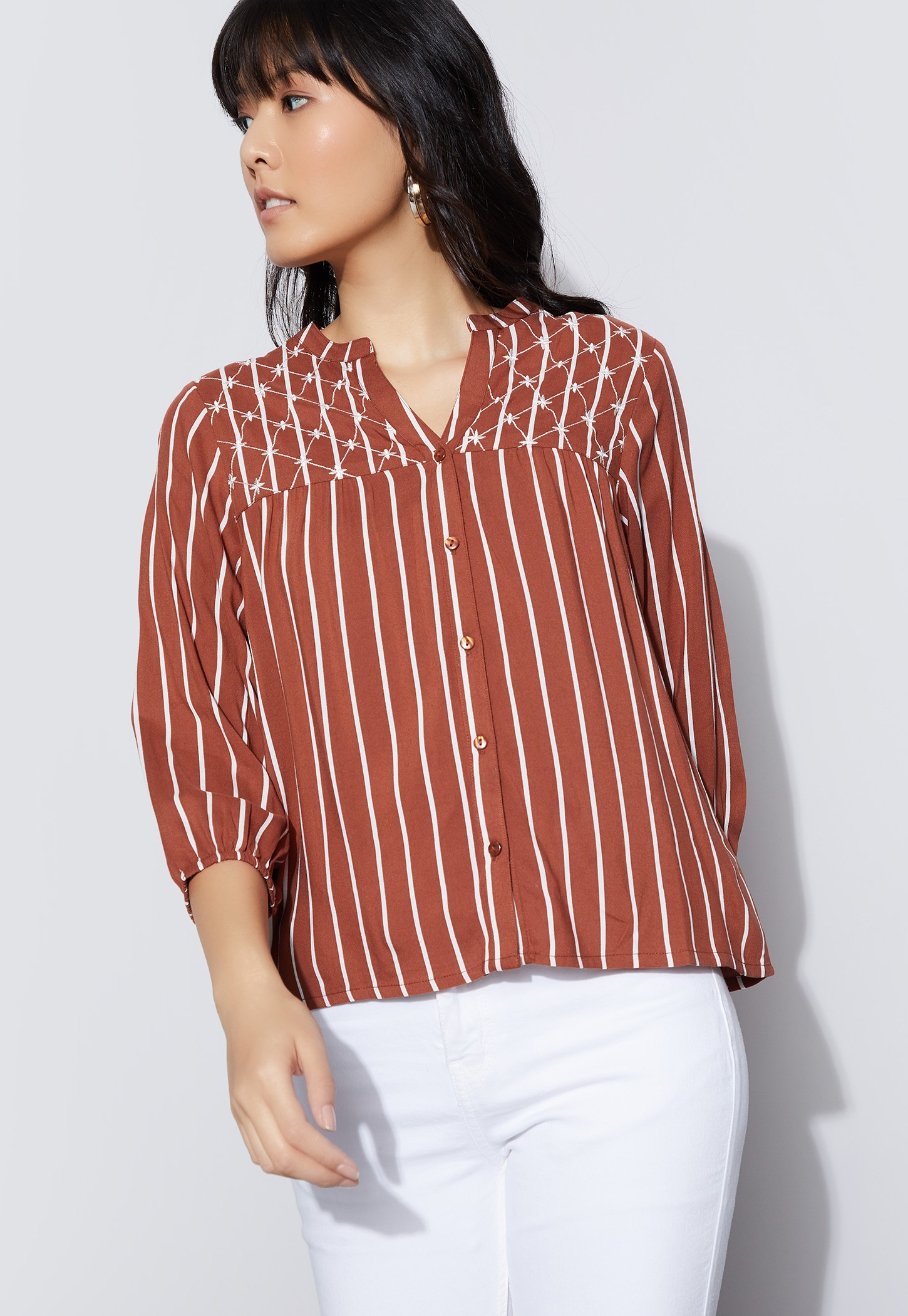 FAME FOREVER Striped Top-picture-21