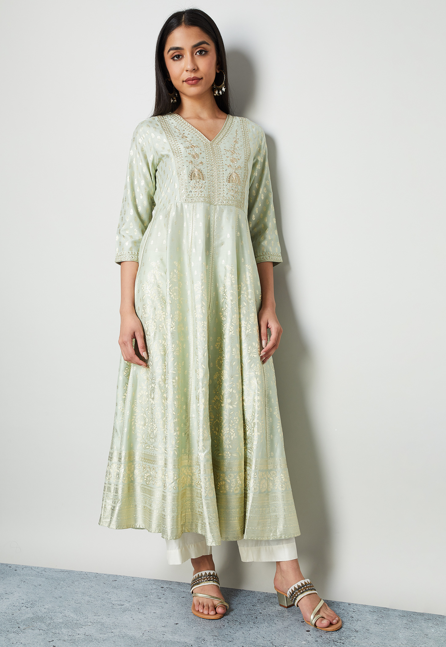 MELANGE Ethnic Motif Anarkali Kurta-picture-31