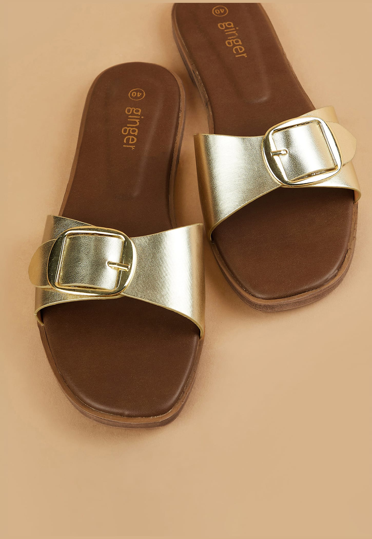 GINGER Buckle Detail Flats-picture-10