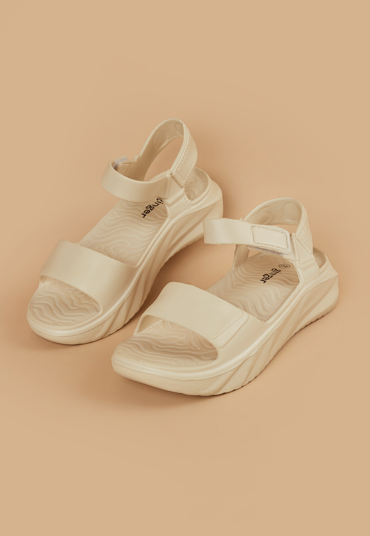 GINGER Solid Velcro Sandals-picture-39