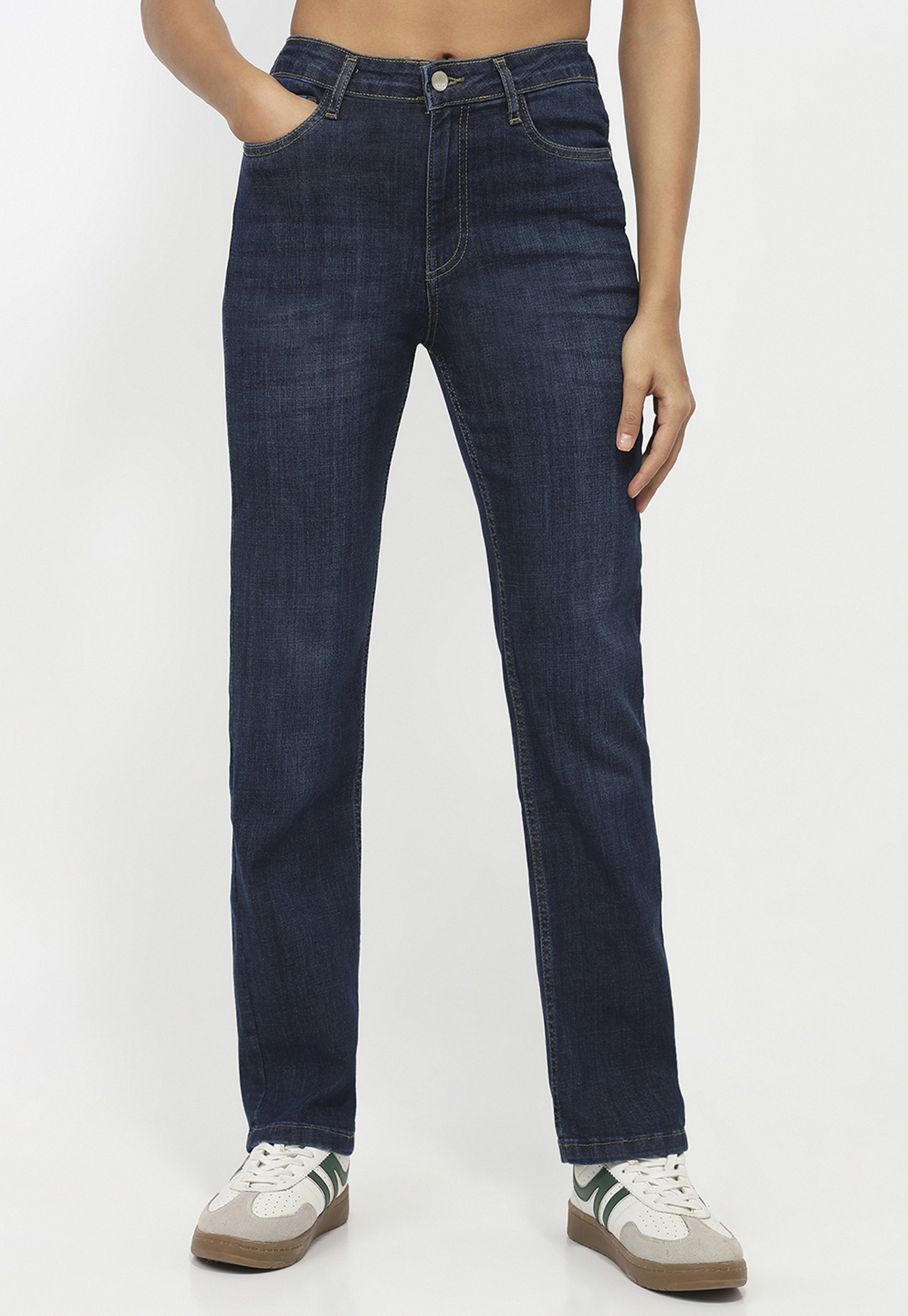 KRAUS Darkwashed Slim Straight Fit Jeans-picture-13
