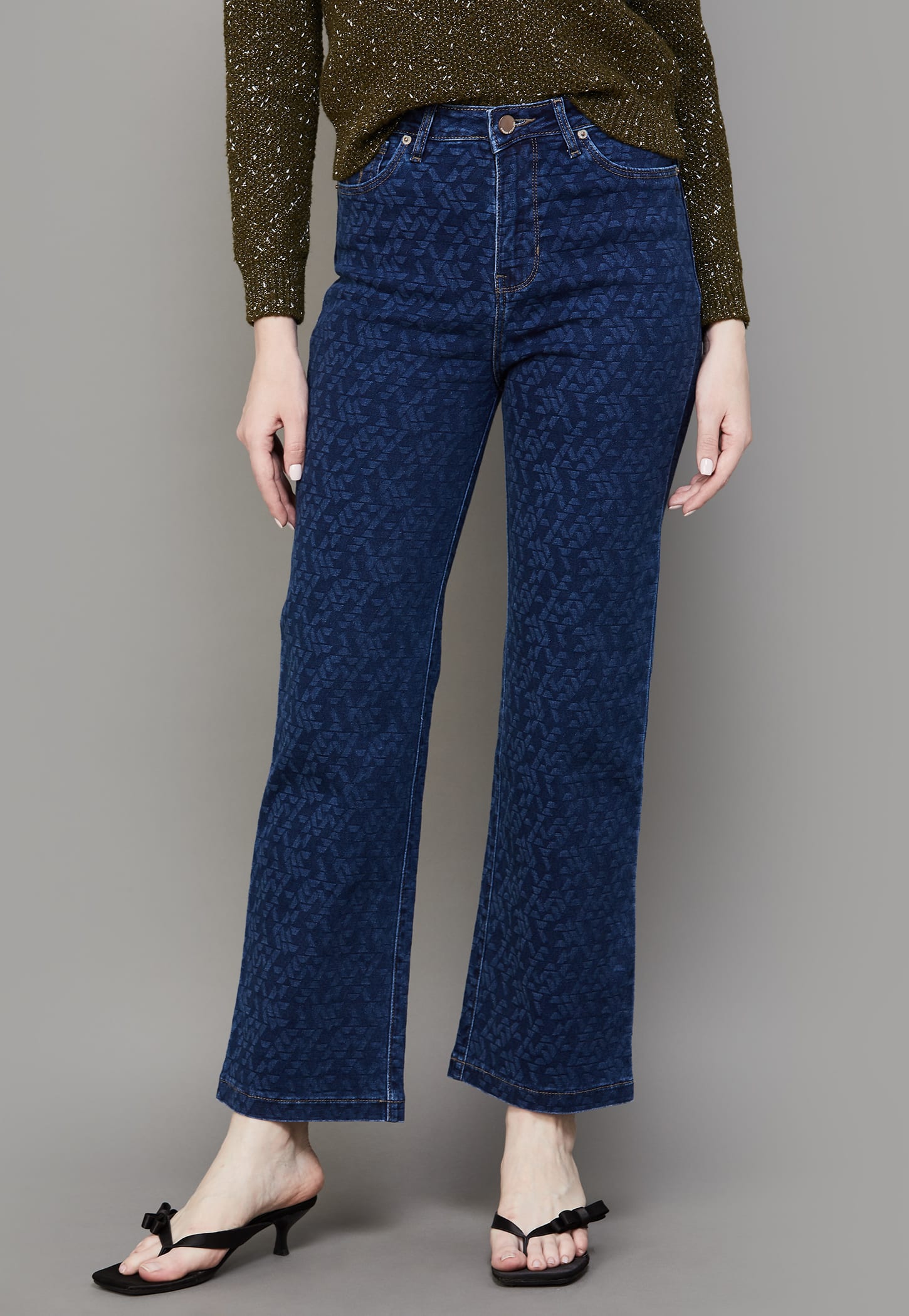 XPOSE Jacquard Straight Fit Jeans-picture-44
