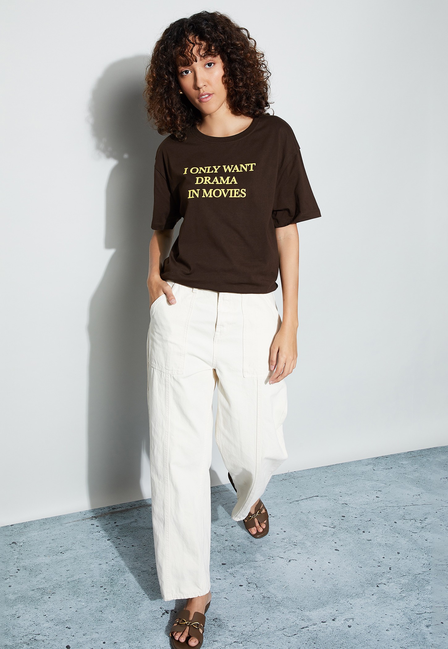 FAME FOREVER Typographic Print T-shirt-picture-36