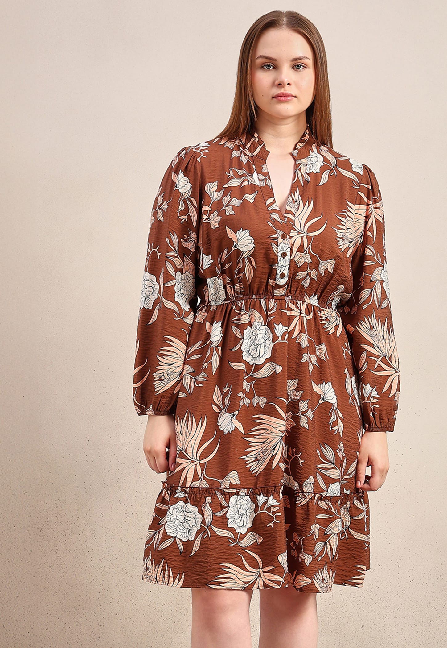 VERO MODA Floral Print A-line Dress-picture-47