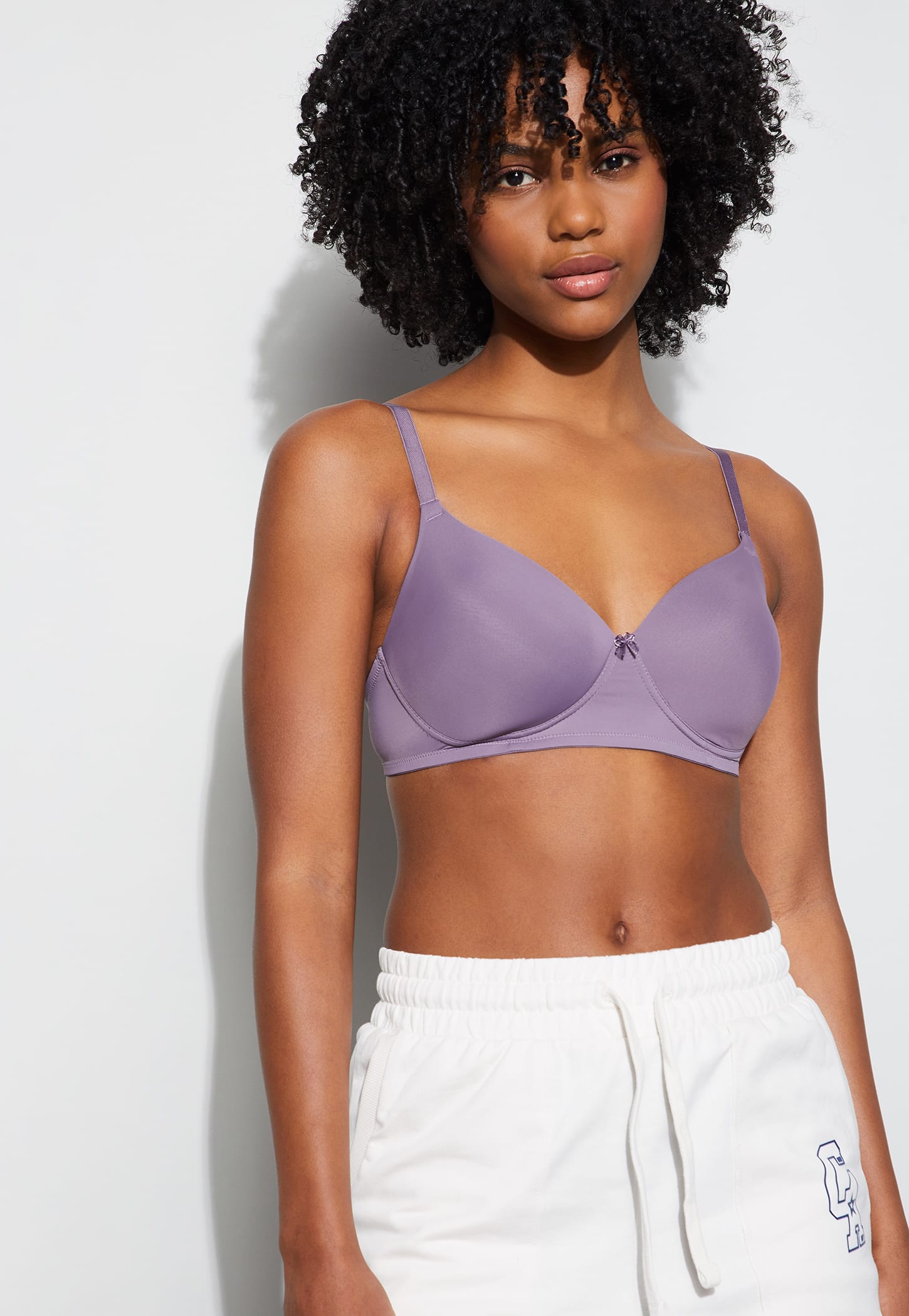 GINGER Solid Padded Non-Wired Seamed T-Shirt Bra-picture-30
