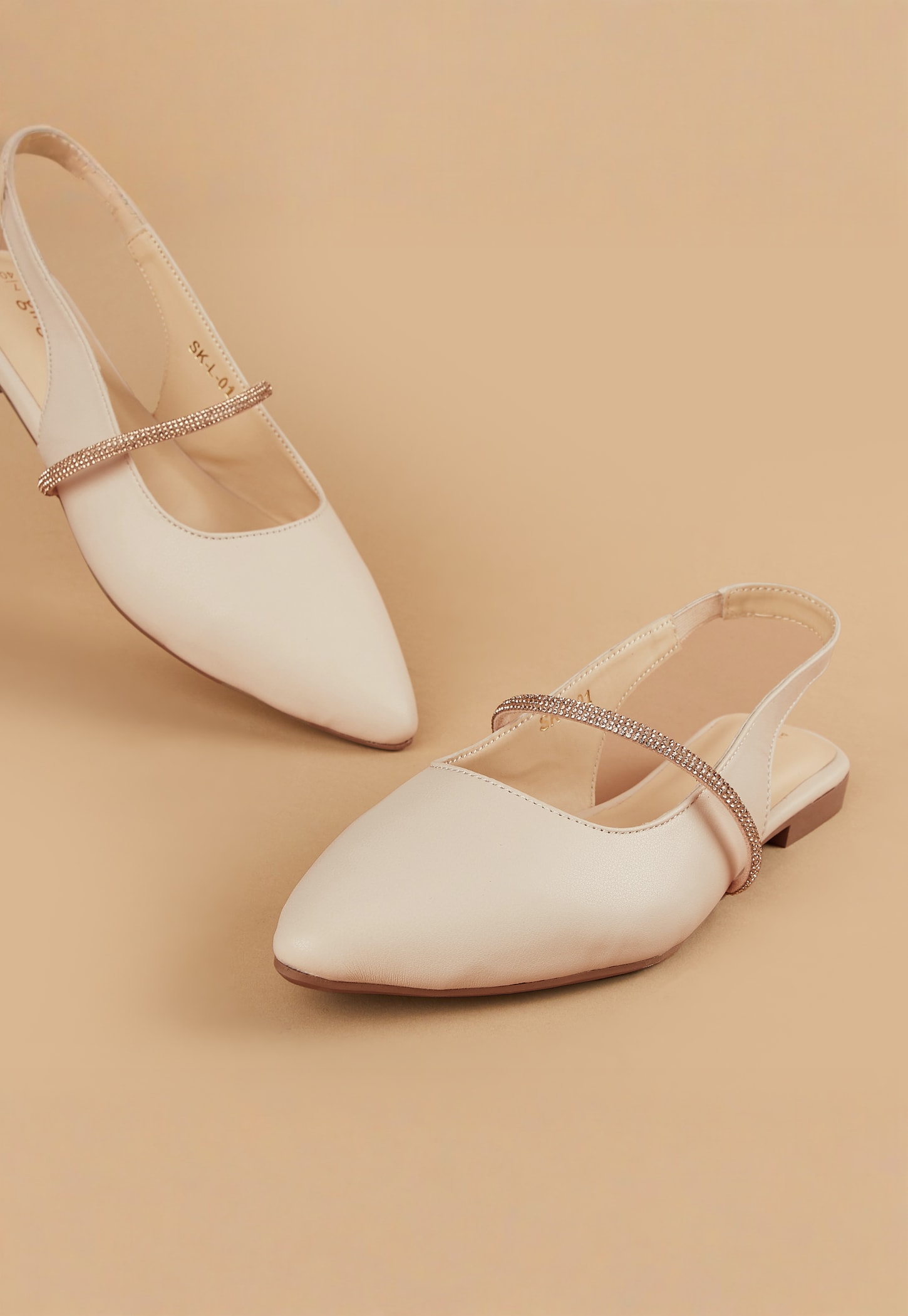 GINGER Embellished Pointed Flat Ballerinas-picture-16