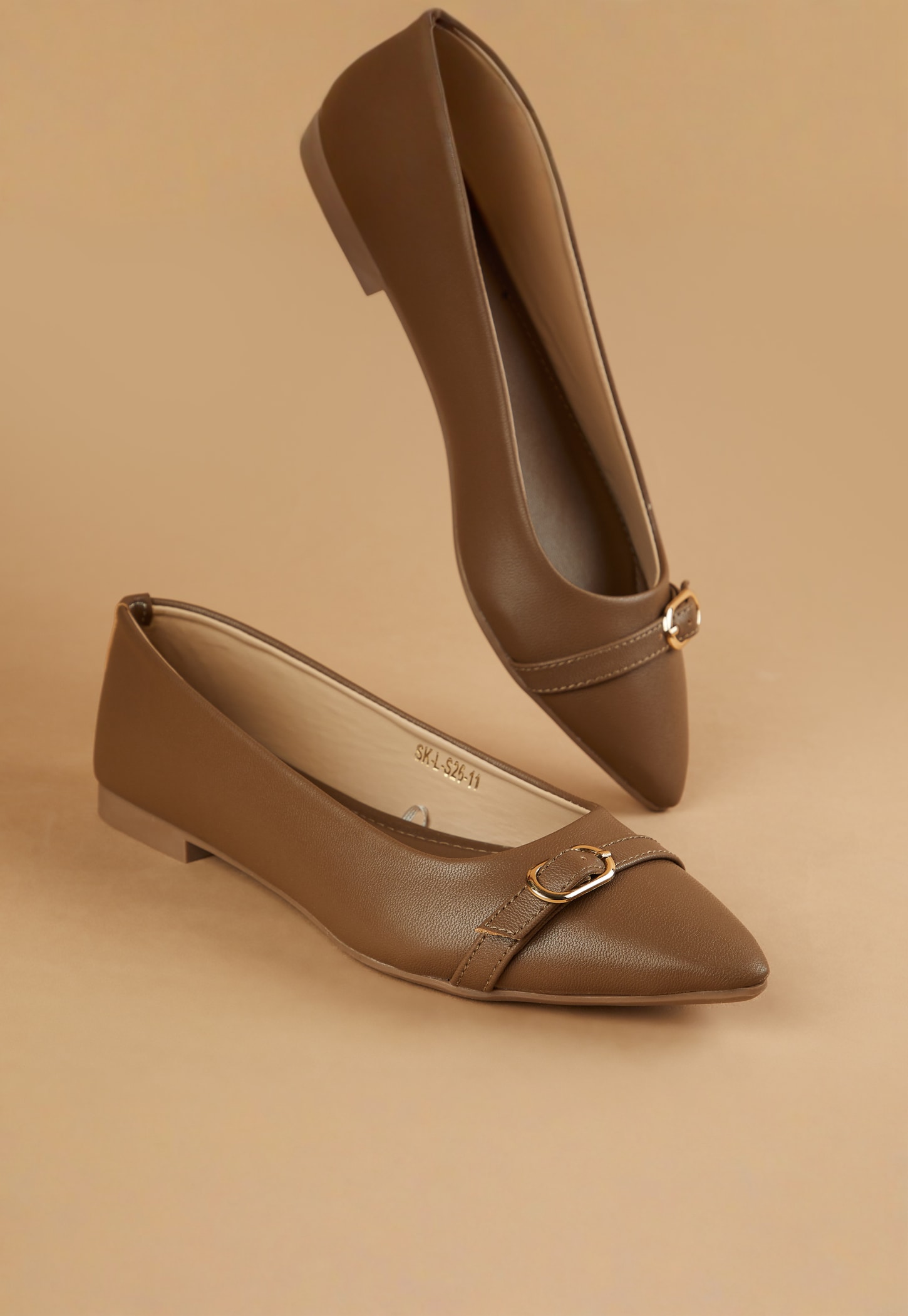 GINGER Buckle Design Ballerinas-image-33