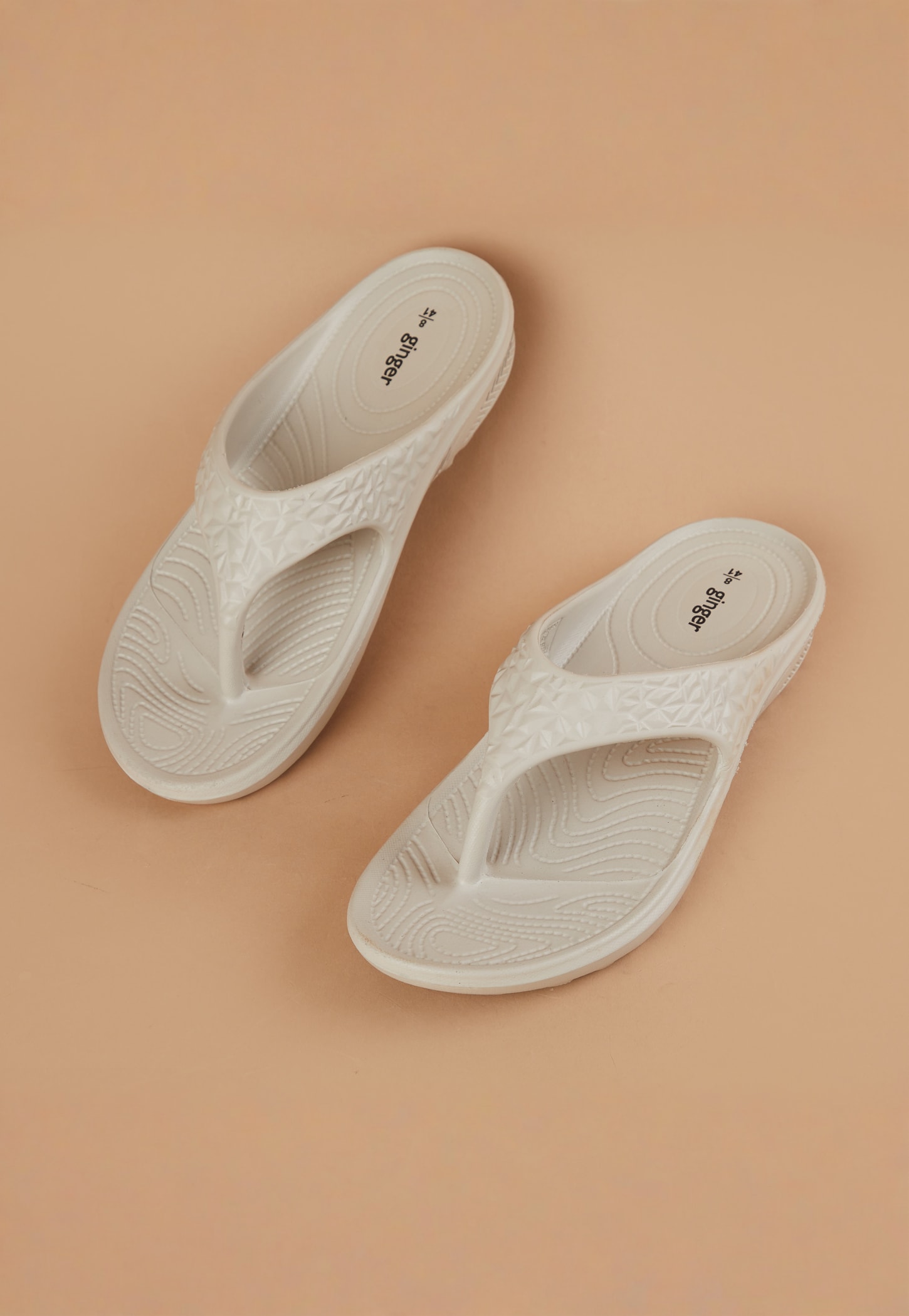 GINGER Embossed Flip Flops-picture-26